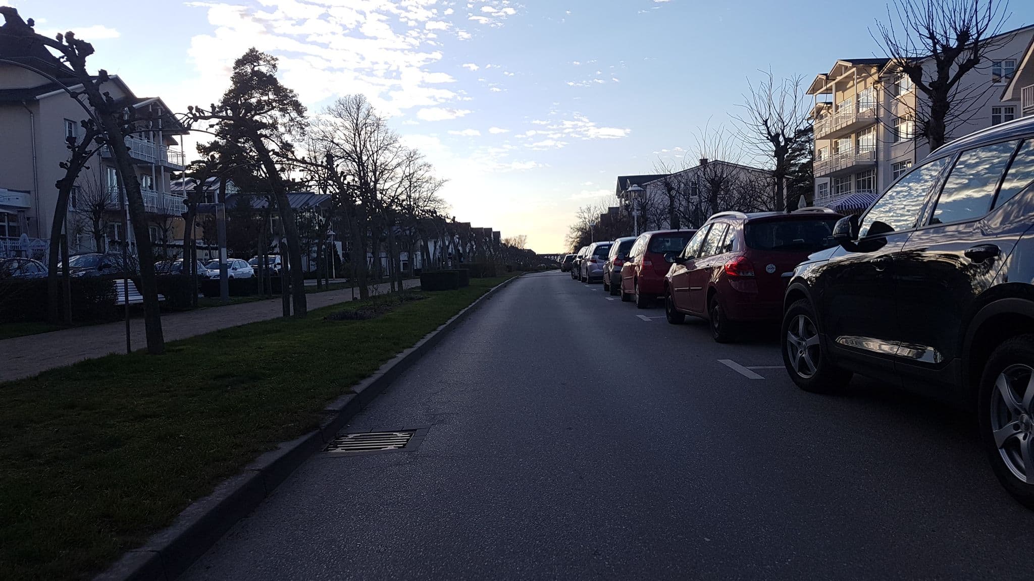 Street view near Strandhotel Baabe, Sellin
