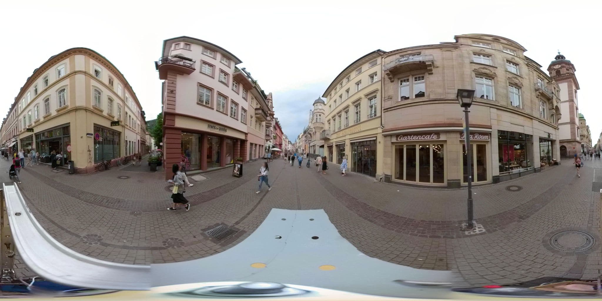 Street view near The Dubliner, Heidelberg — © wegavision (CC BY-SA · Mapillary)