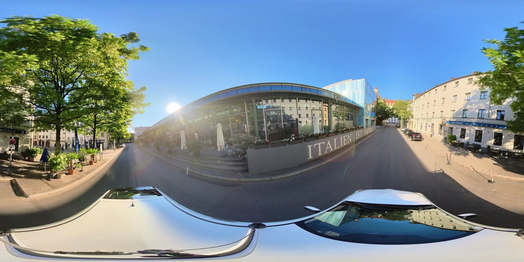Street view near Hotel Blauer Bock, Munich
