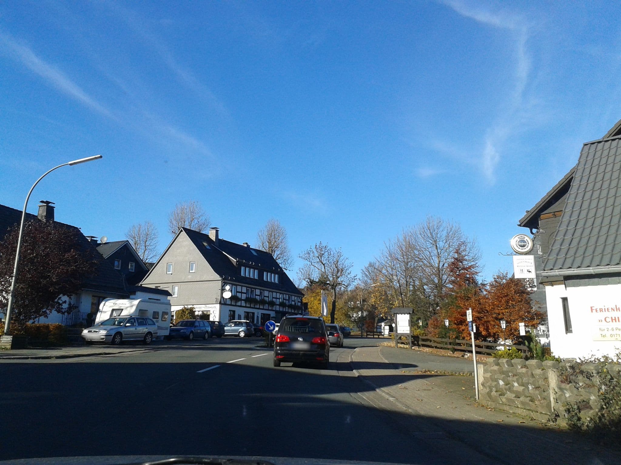 Street view near Gasthaus "Astenblick", Winterberg