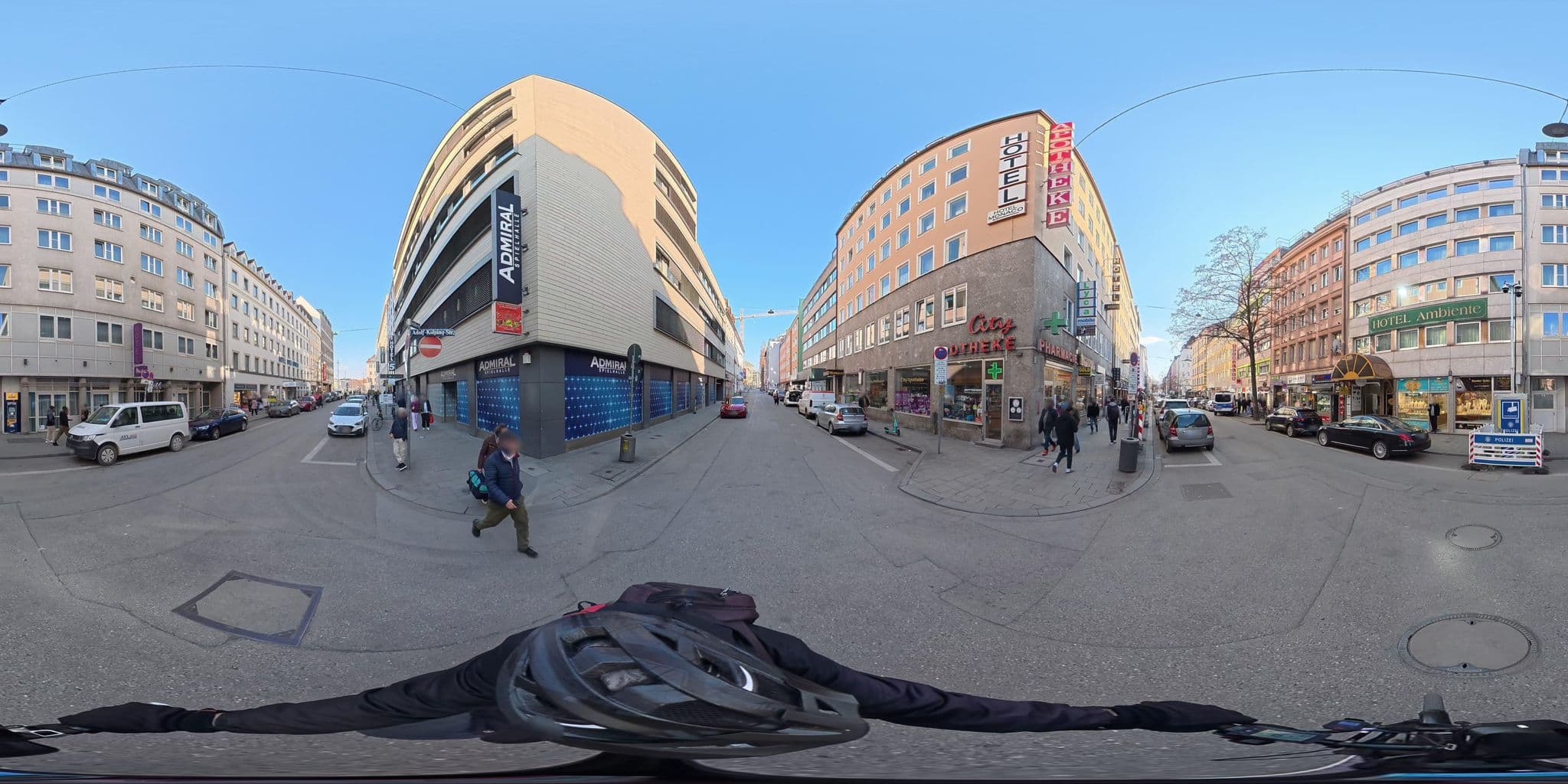 Street view near Ambiente, Munich