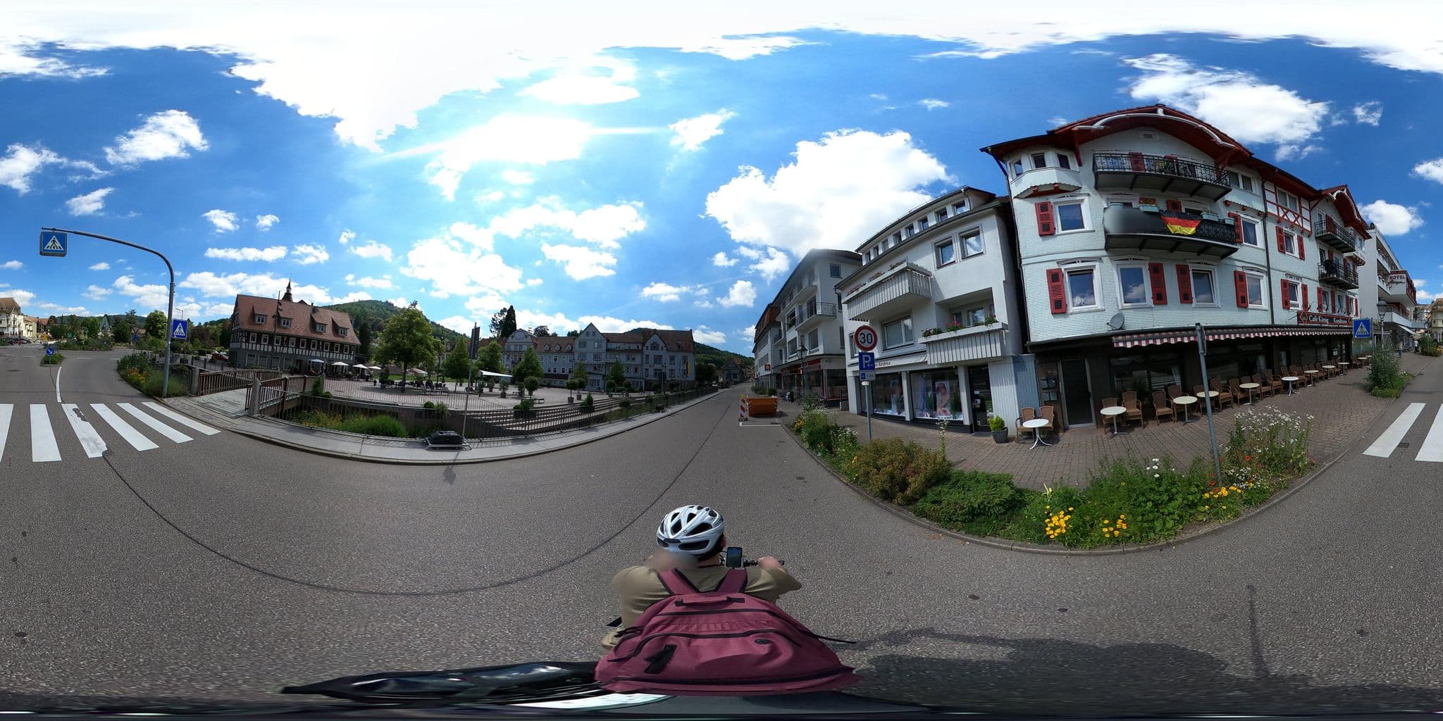Street view near Hotel Harzer am Kurpark, Bad Herrenalb — © Planungsgesellschaft_RV-K (CC BY-SA · Mapillary)