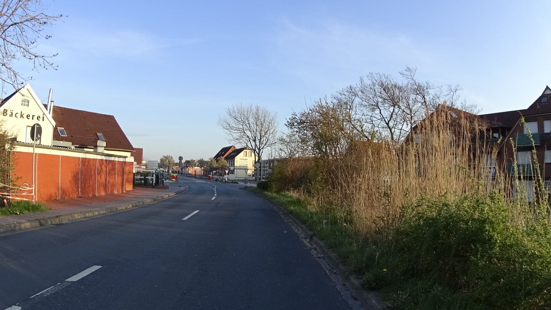 Street view near Pension Frisia, Norddeich