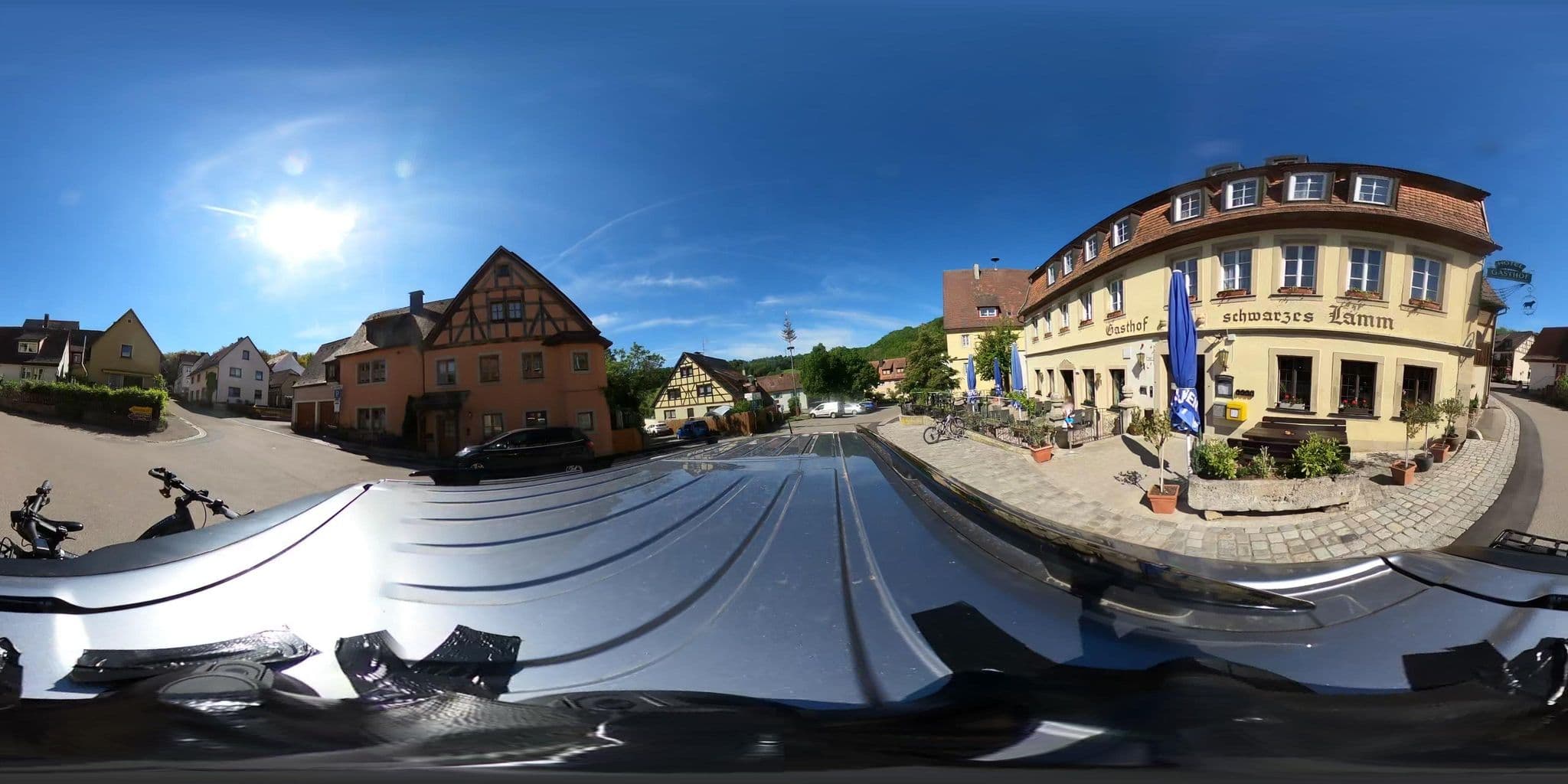 Street view near Hotel-Gasthof Schwarzes Lamm, Rothenburg ob der Tauber — © Mobilitaetswerk (CC BY-SA · Mapillary)