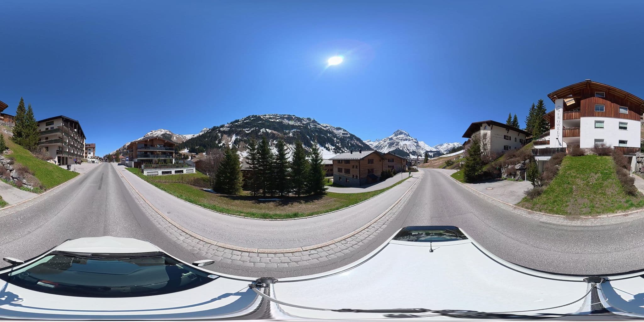 Street view near Haus Bürstegg, Lech