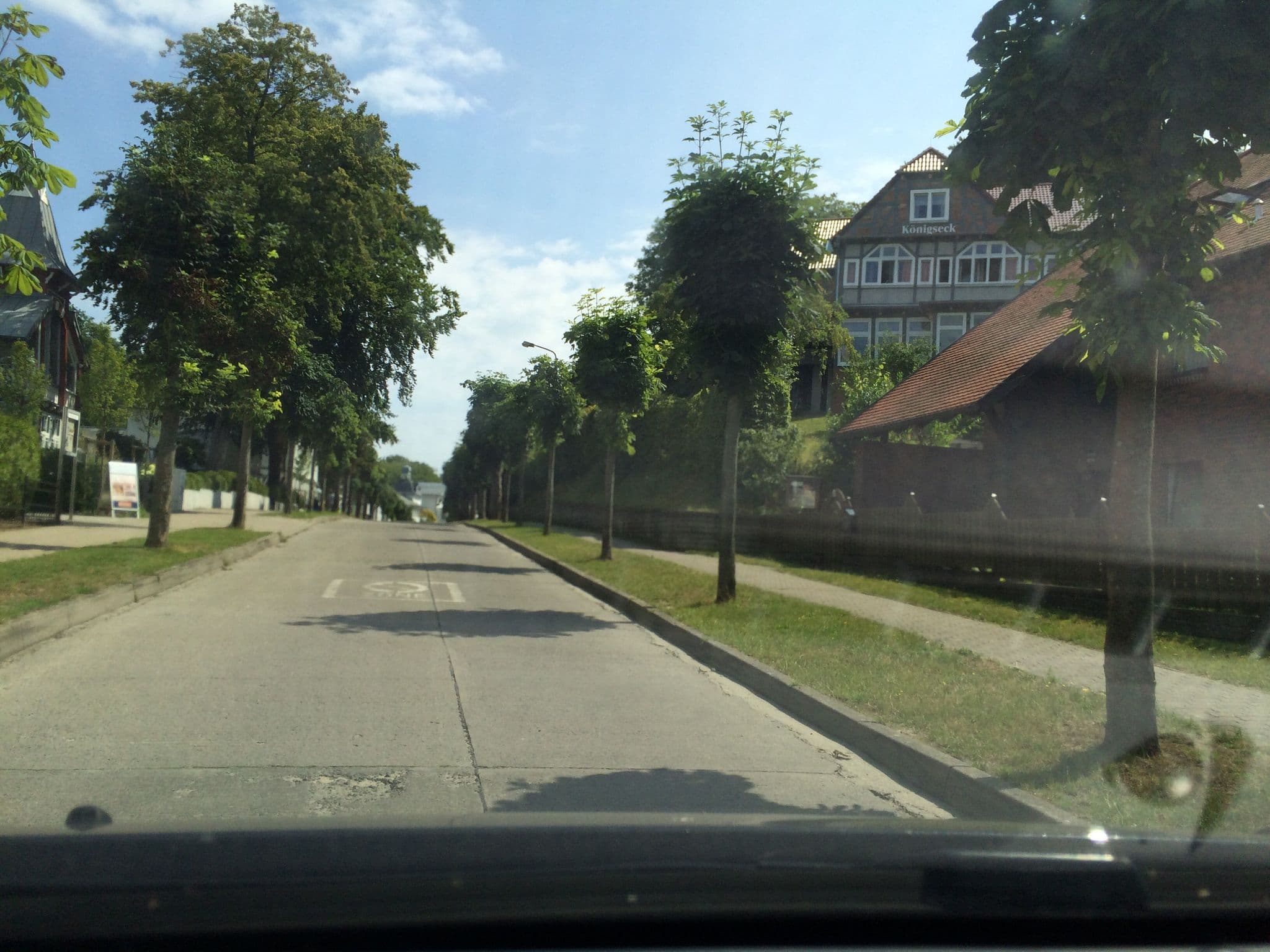 Street view near Pension Sanddorn, Ostseebad Binz