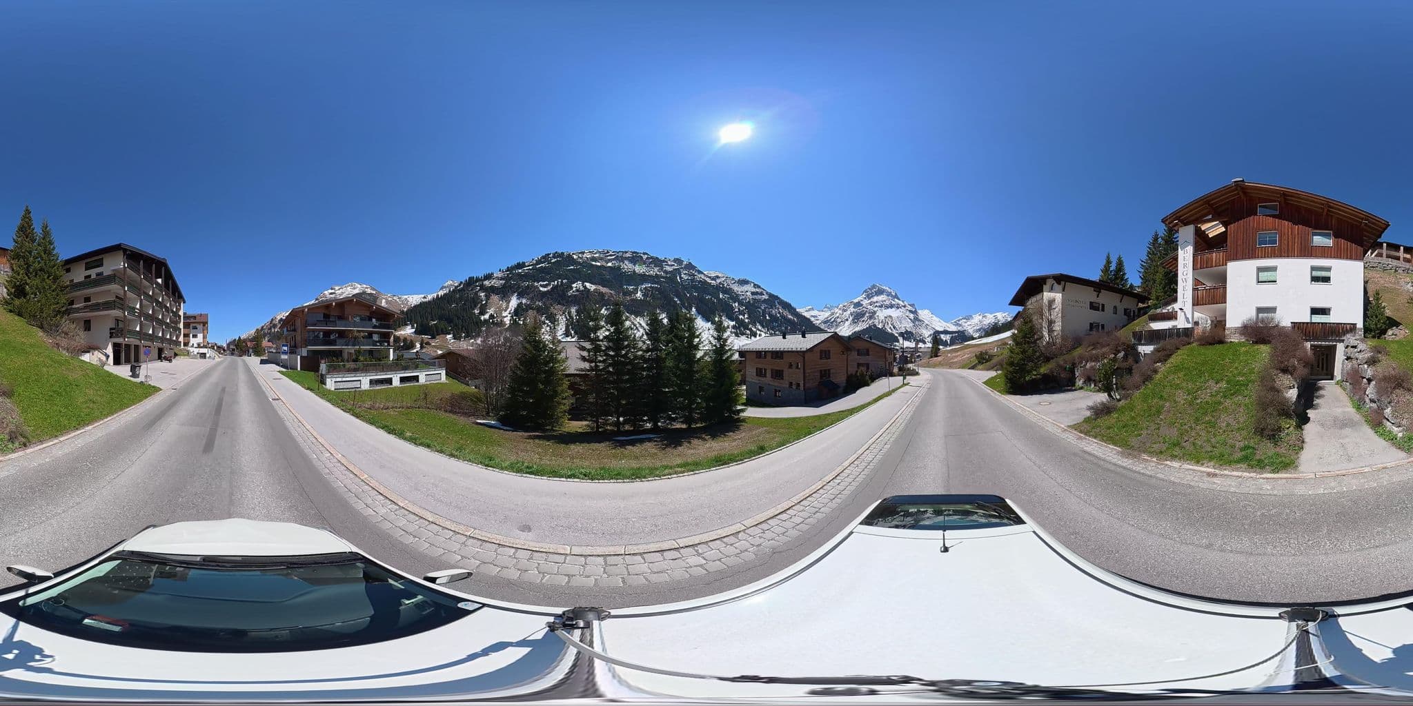 Street view near Bergwelt, Lech