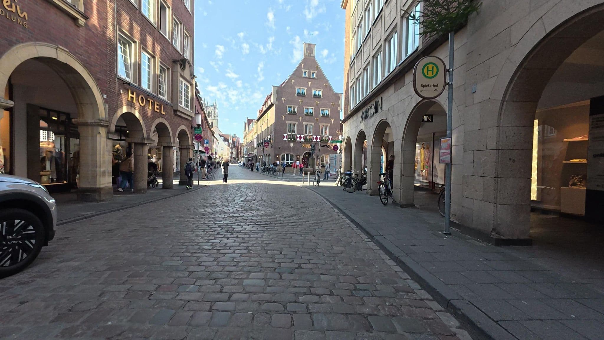 Street view near Hotel Busche, Münster — © Morina (CC BY-SA · Mapillary)