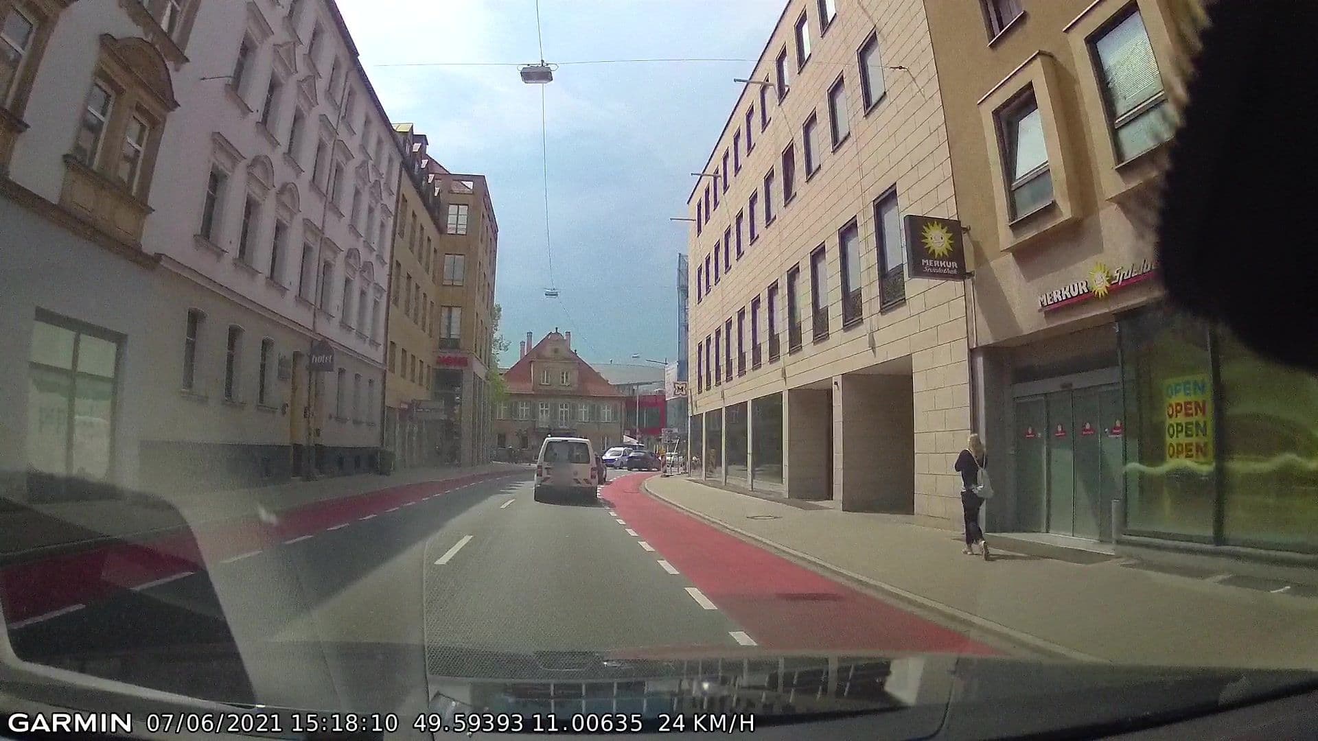 Street view near Hotel Stadthaus, Erlangen — © curtisnewton (CC BY-SA · Mapillary)