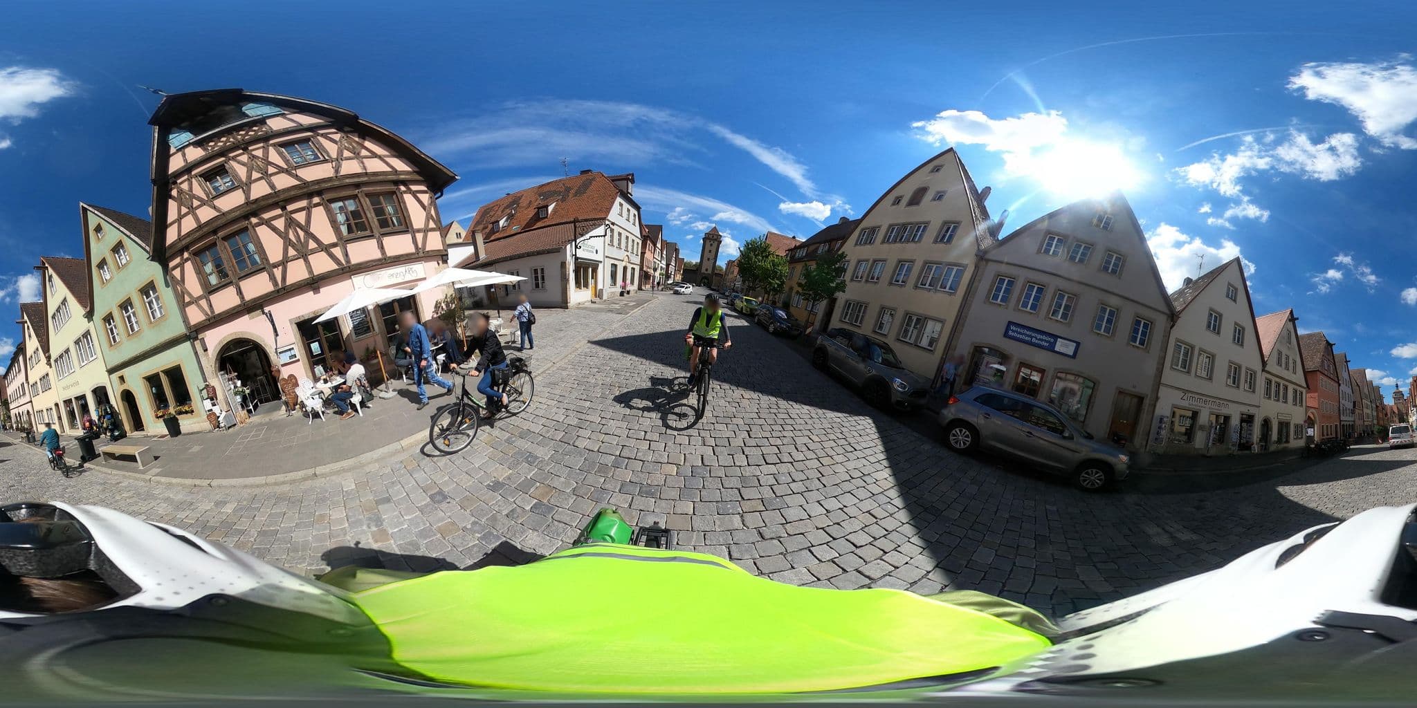 Street view near Gasthof Zum Ochsen, Rothenburg ob der Tauber — © Mobilitaetswerk (CC BY-SA · Mapillary)