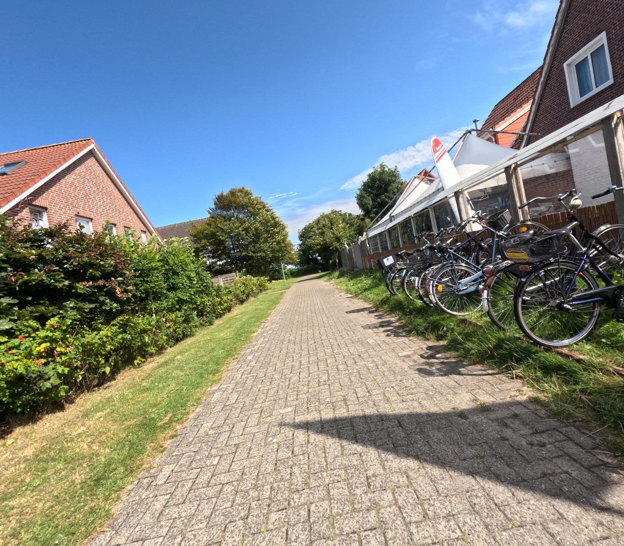 Street view near Rucksackhotel, Langeoog