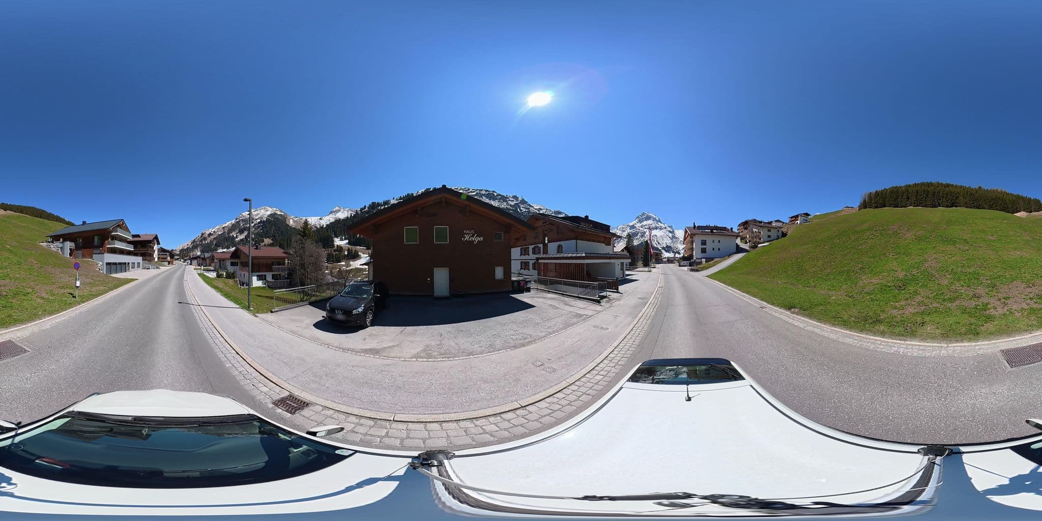 Street view near Haus Licca, Lech