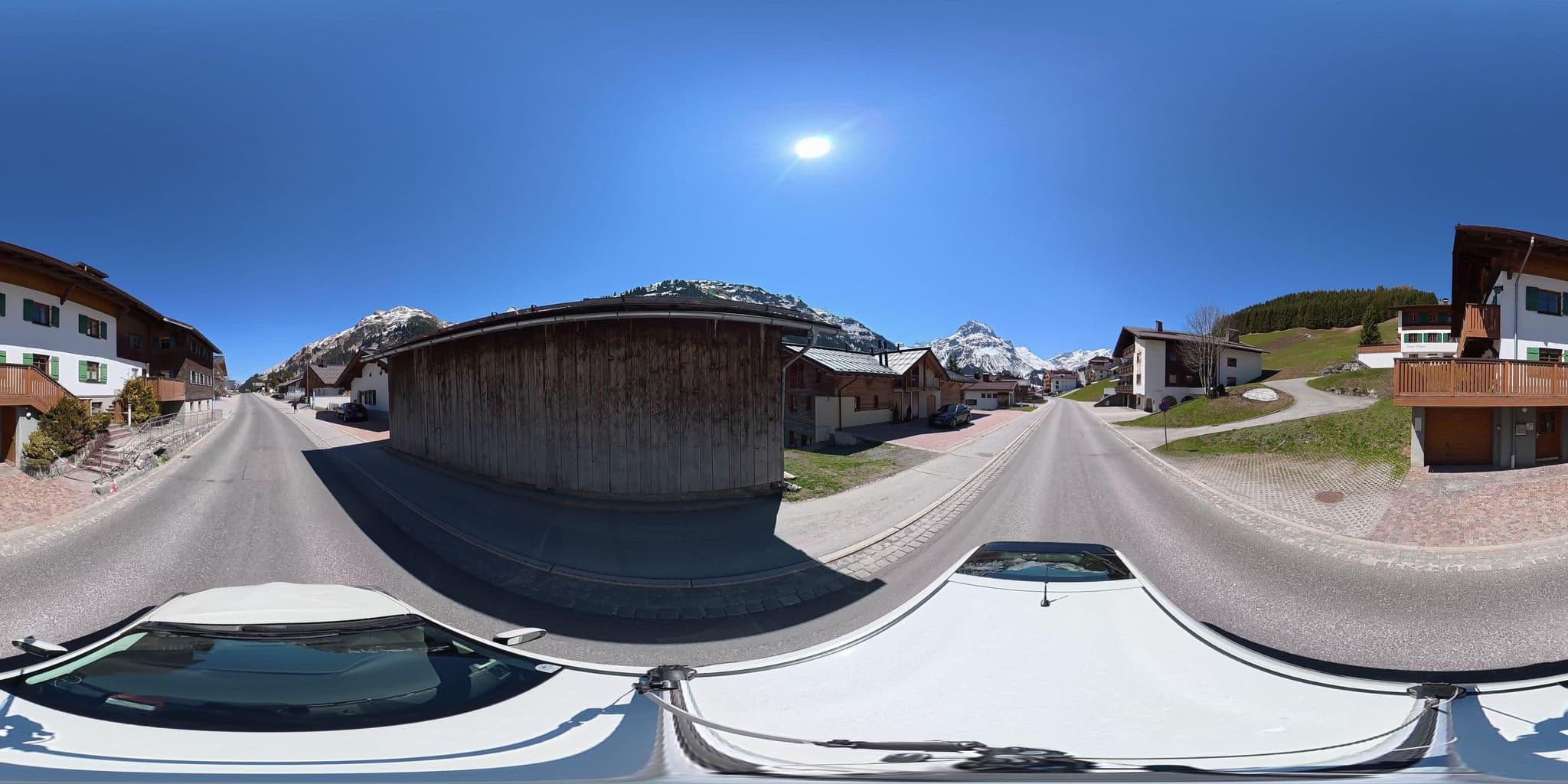 Street view near Haus Maroi, Lech