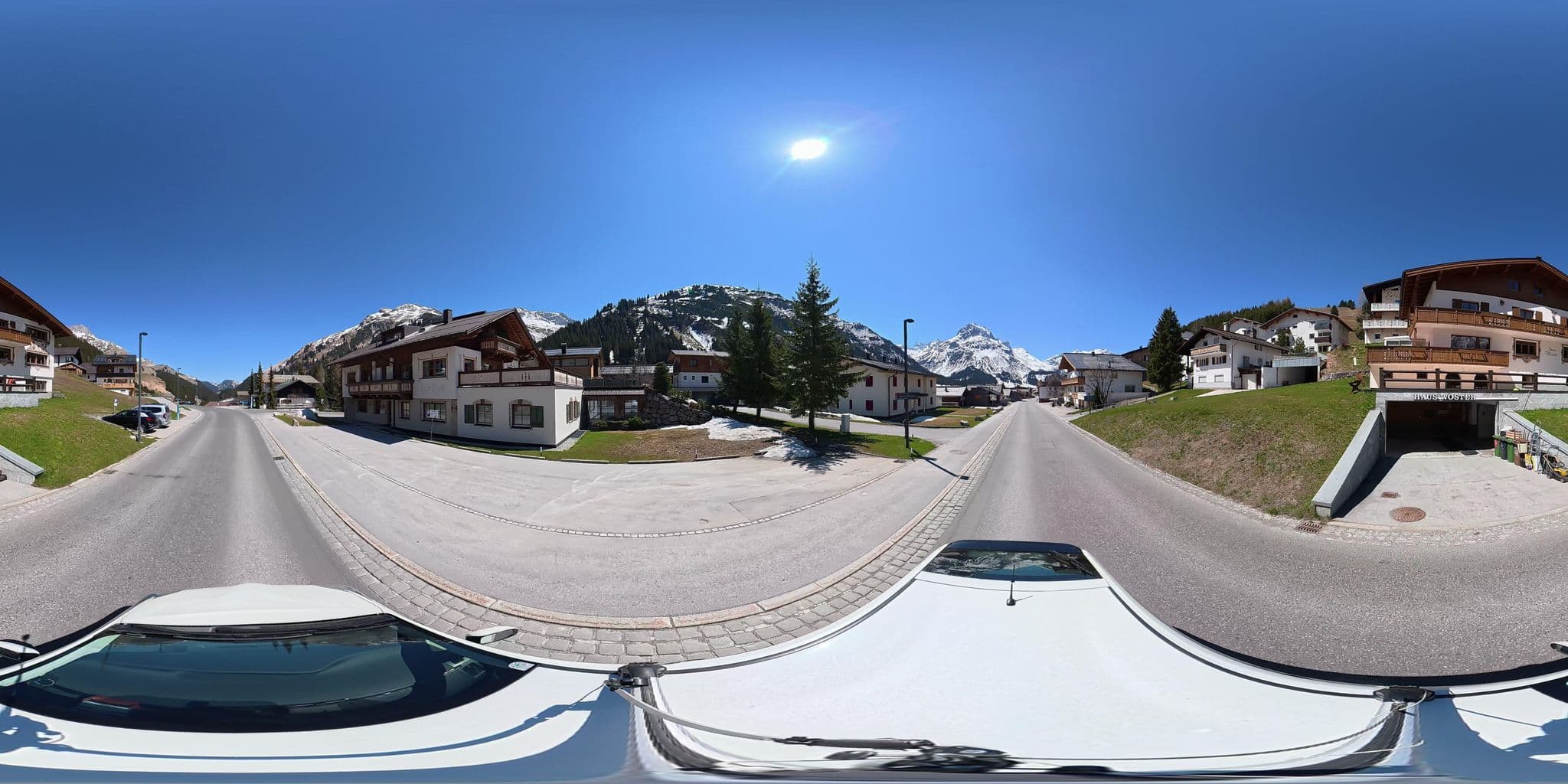 Street view near Haus Wöster, Lech