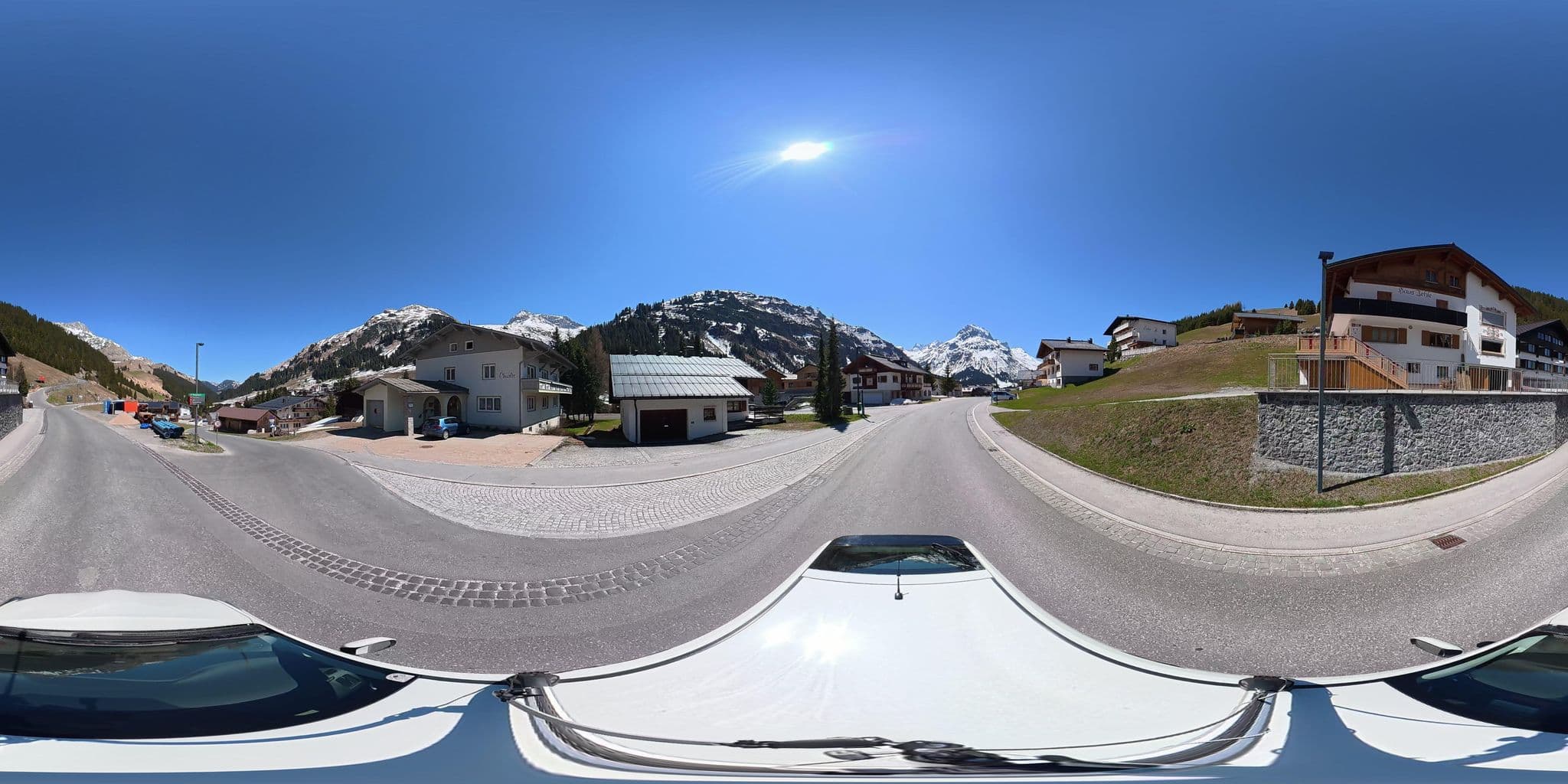 Street view near Haus Jehle, Lech