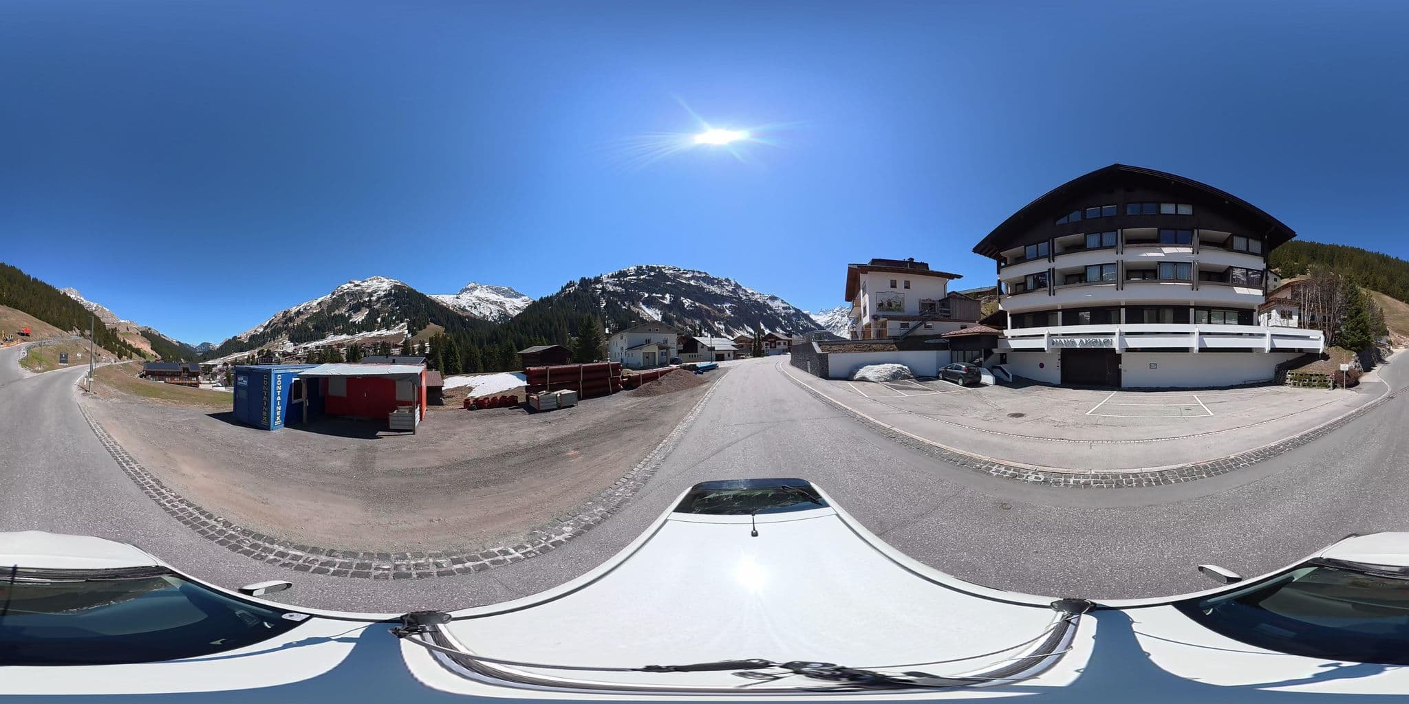 Street view near Haus Akelei, Lech