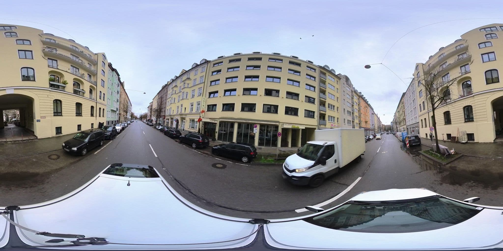 Street view near Hotel Gio, Munich