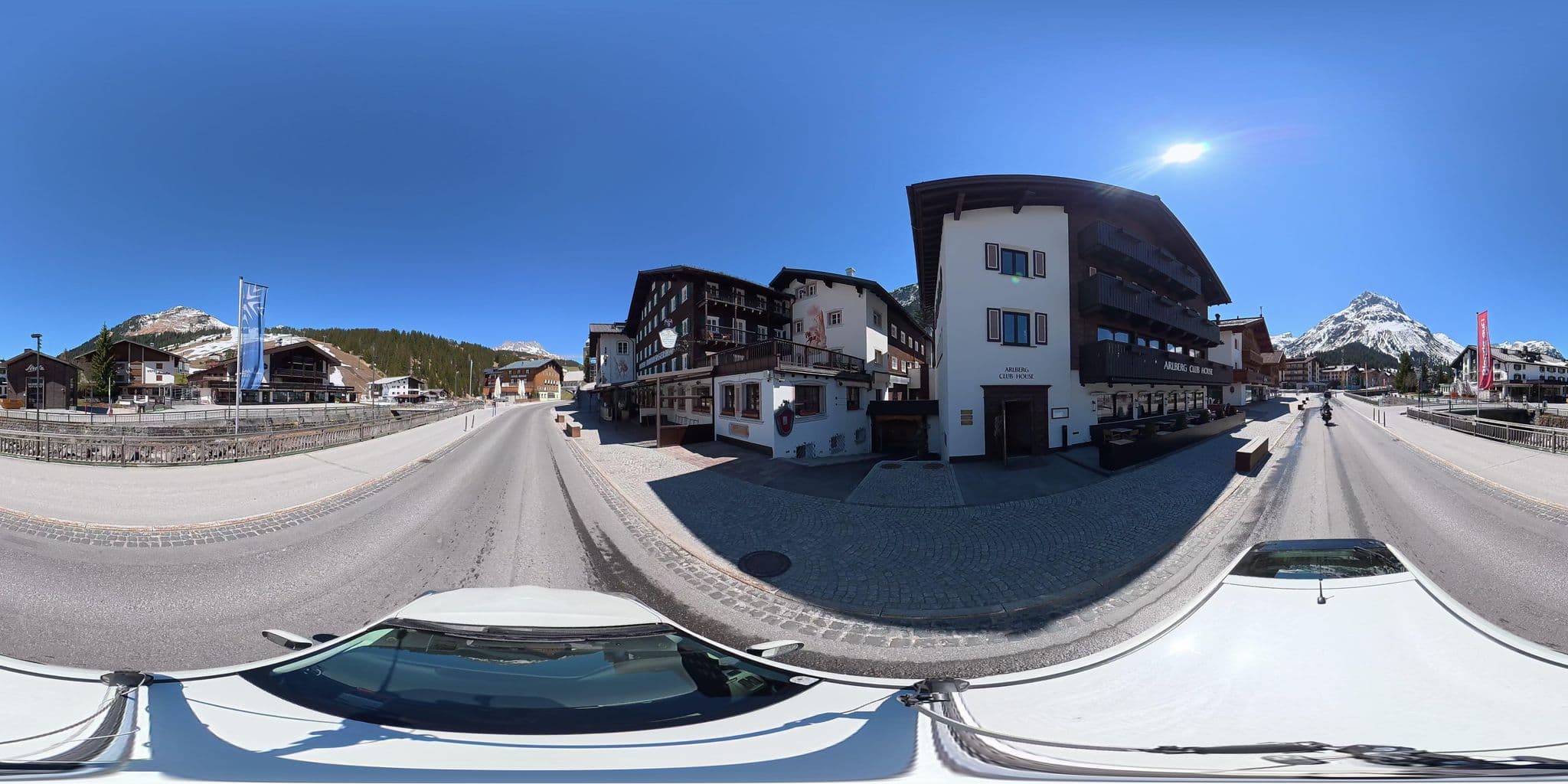 Street view near Hotel Tannbergerhof, Lech