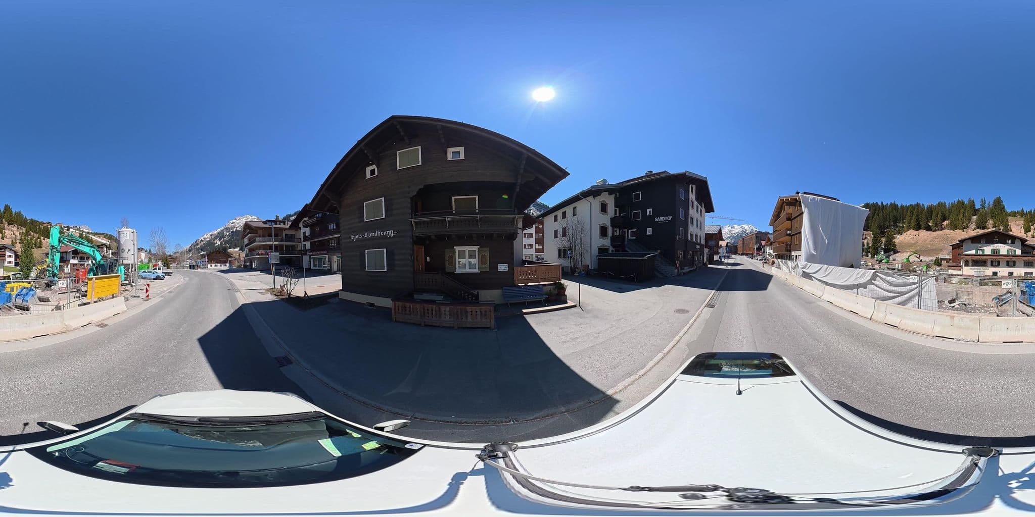 Street view near Hotel Garni Lavendel, Lech