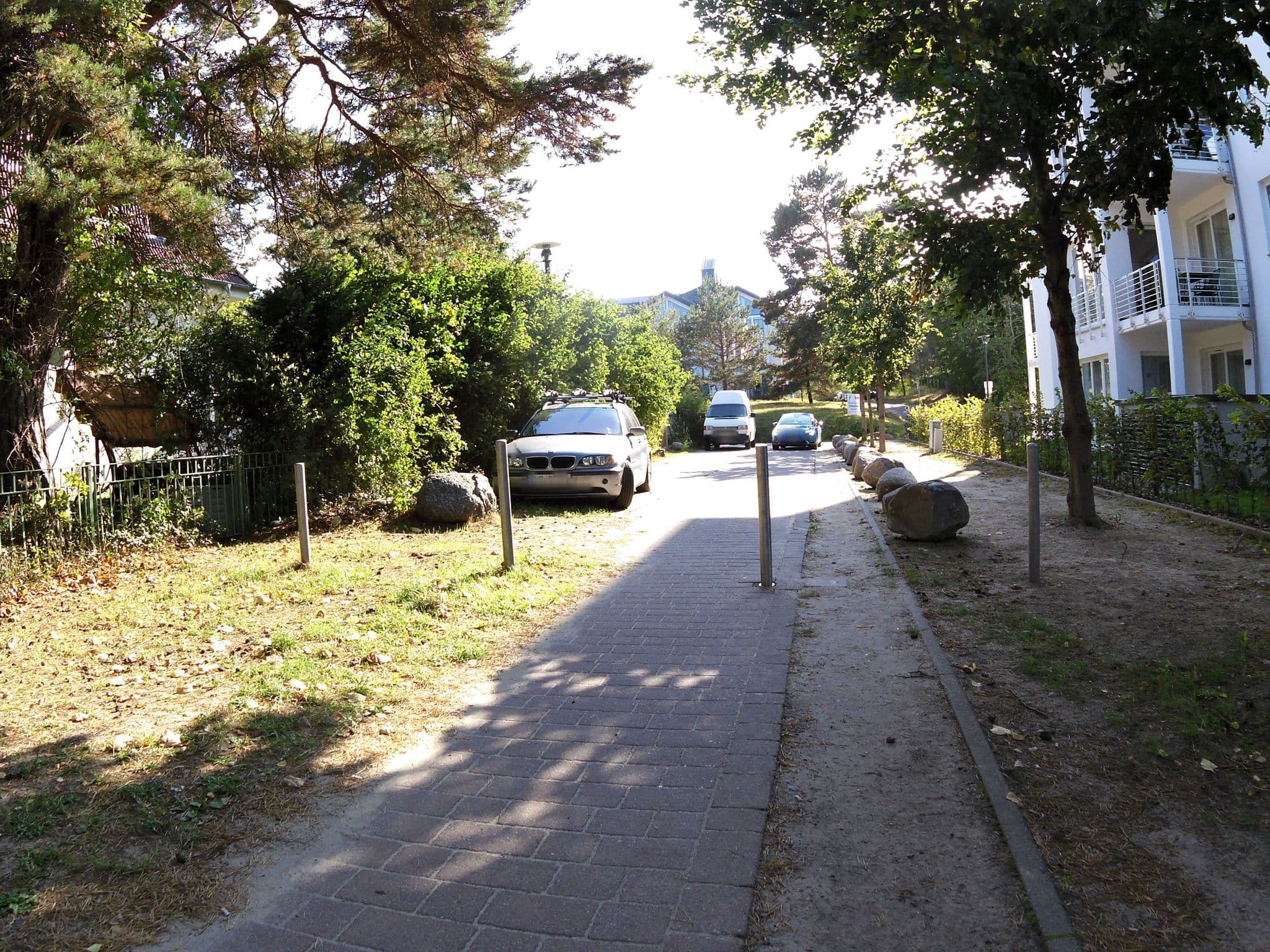 Street view near Villa Lebensart, Seebad Heringsdorf