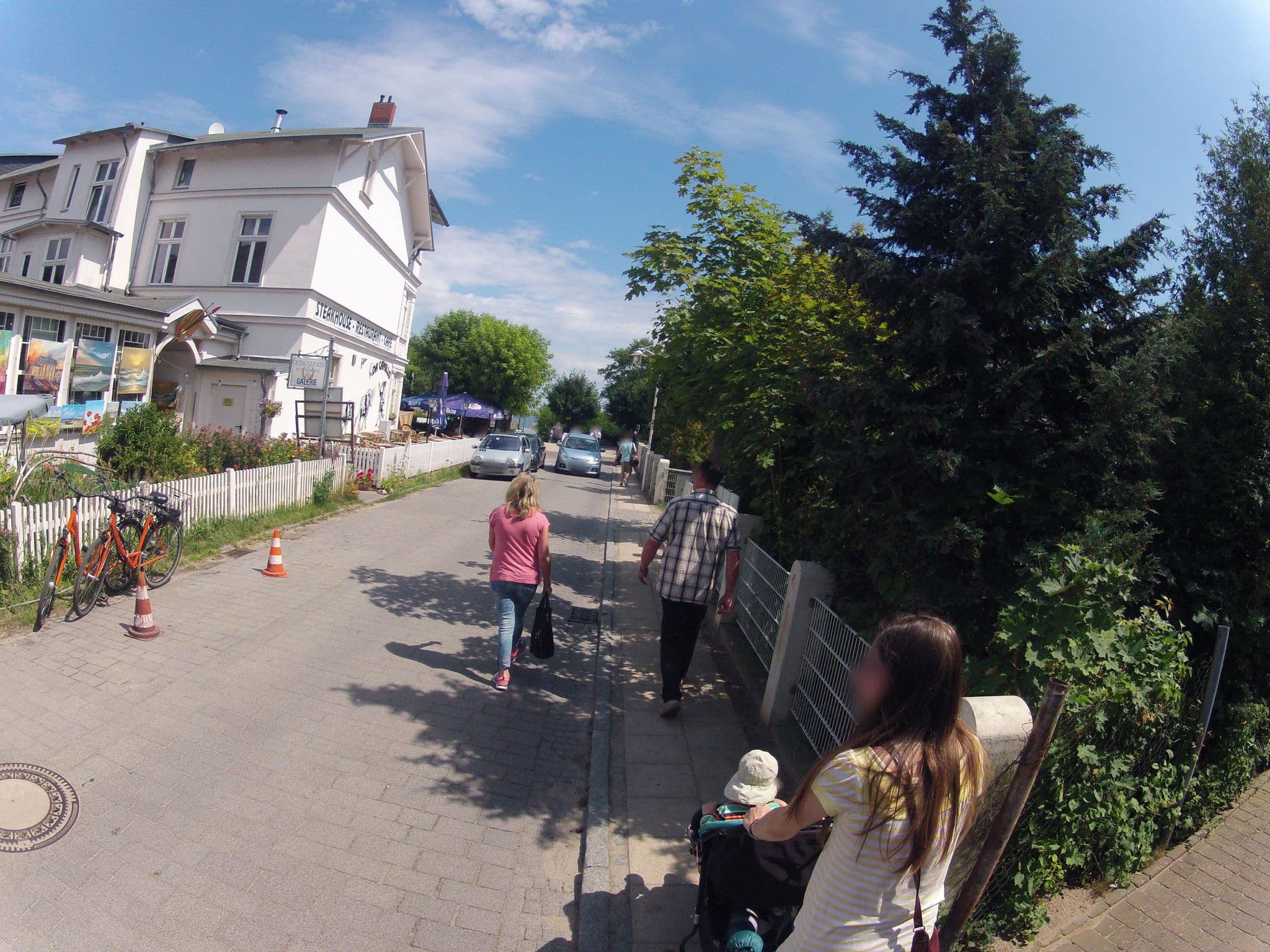 Street view near Villa auf der Düne, Seebad Heringsdorf