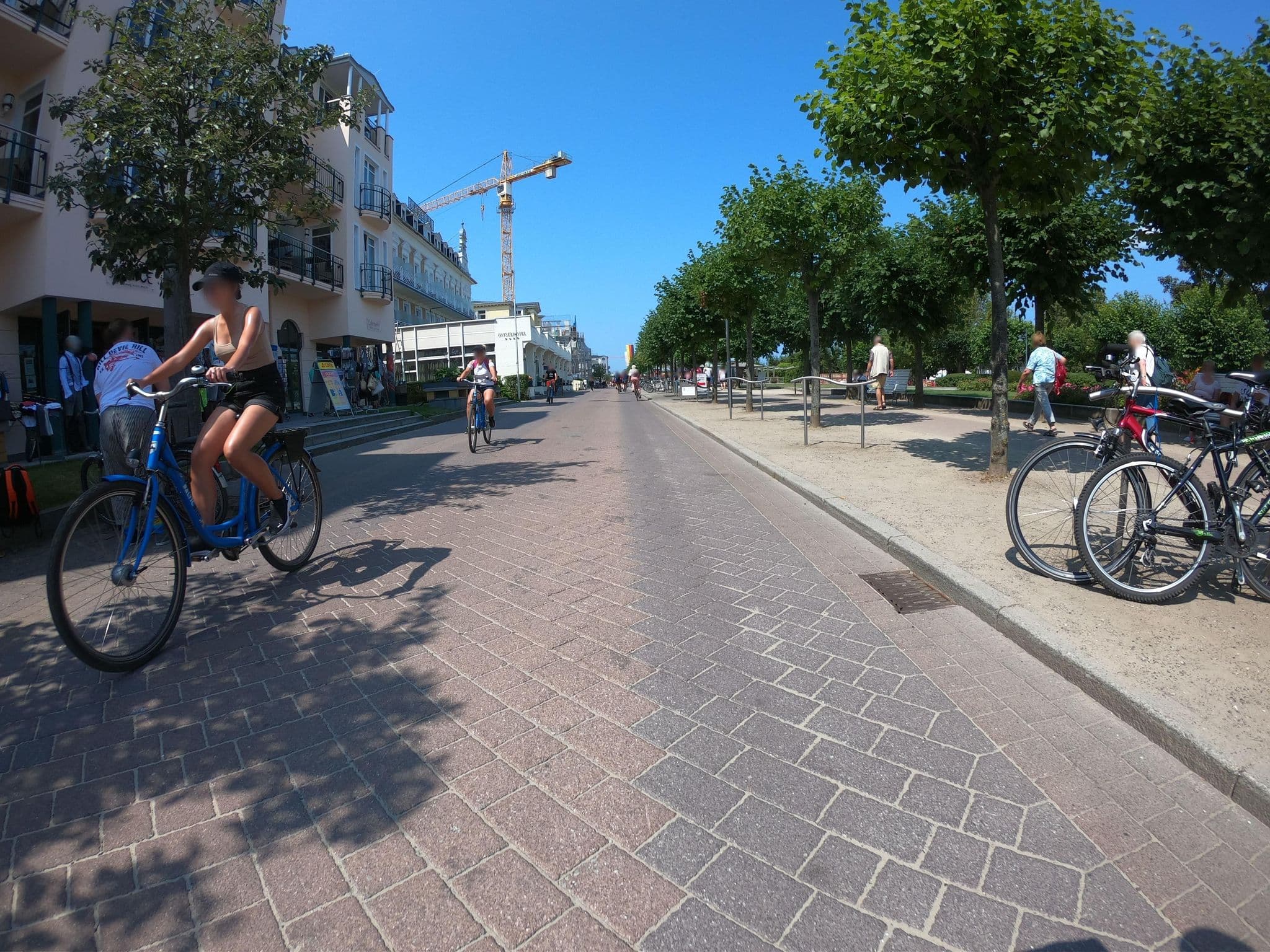 Street view near Ostseeresidenz Ahlbeck, Seebad Heringsdorf