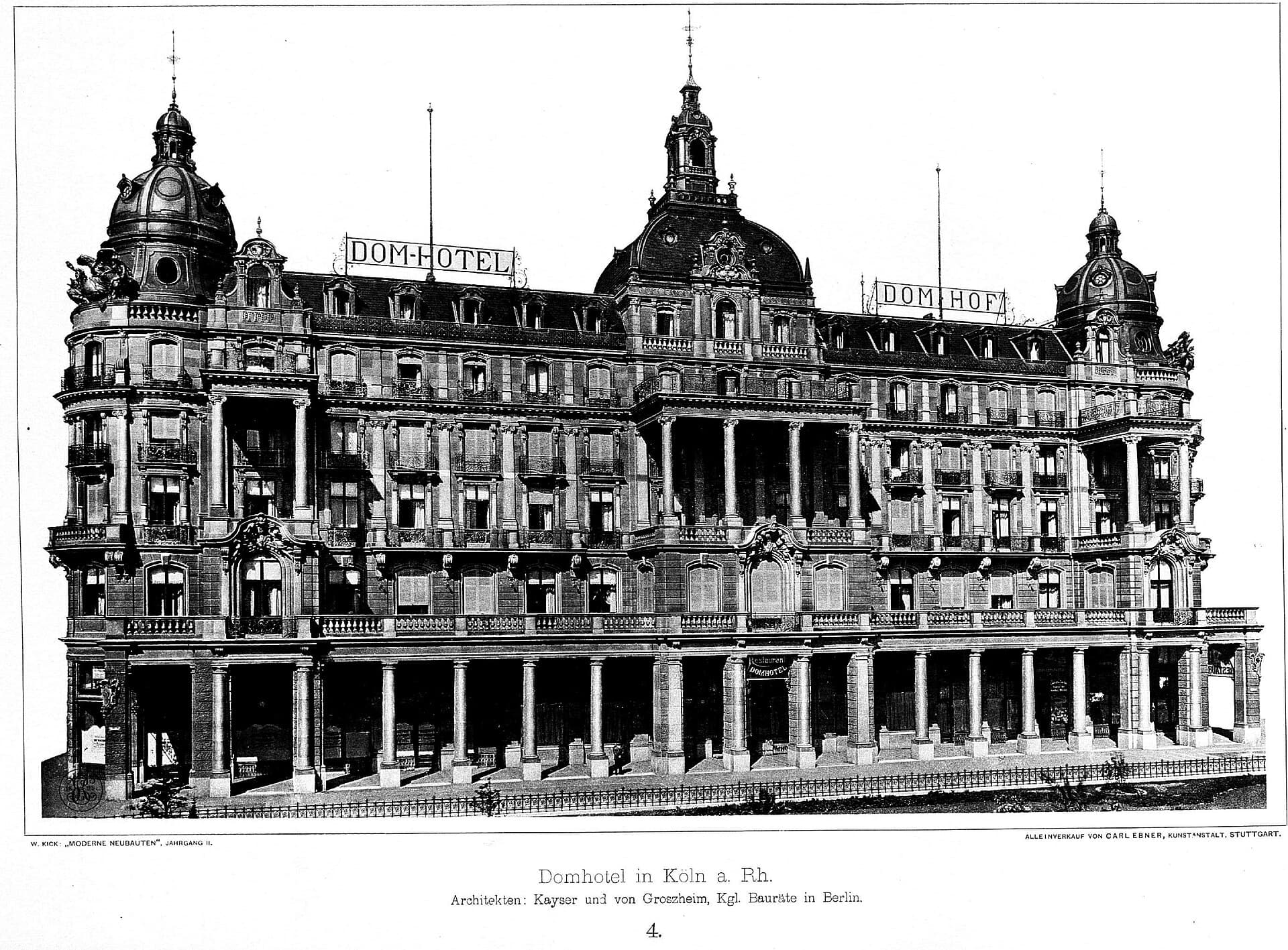 The Dom Hotel (via Wikimedia Commons, Public domain)