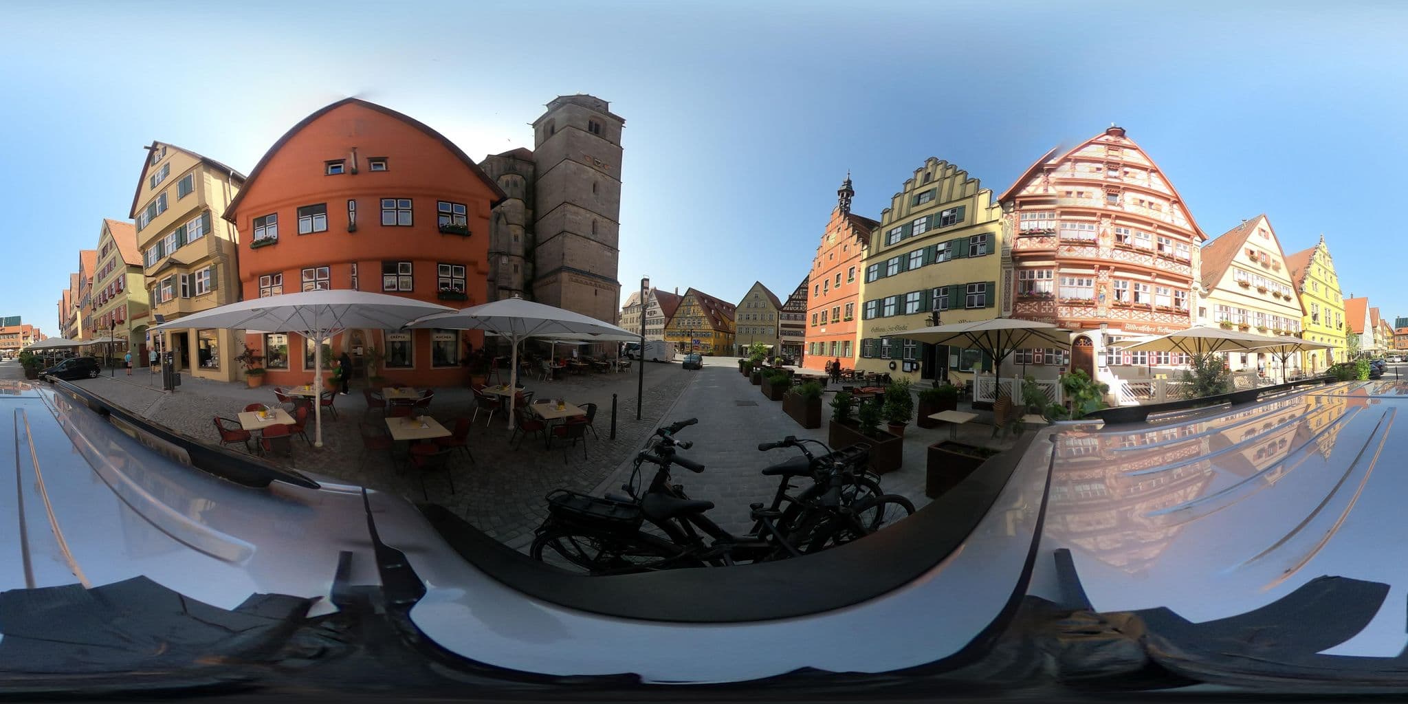 Street view near Deutsches Haus, Dinkelsbühl — © Mobilitaetswerk (CC BY-SA · Mapillary)