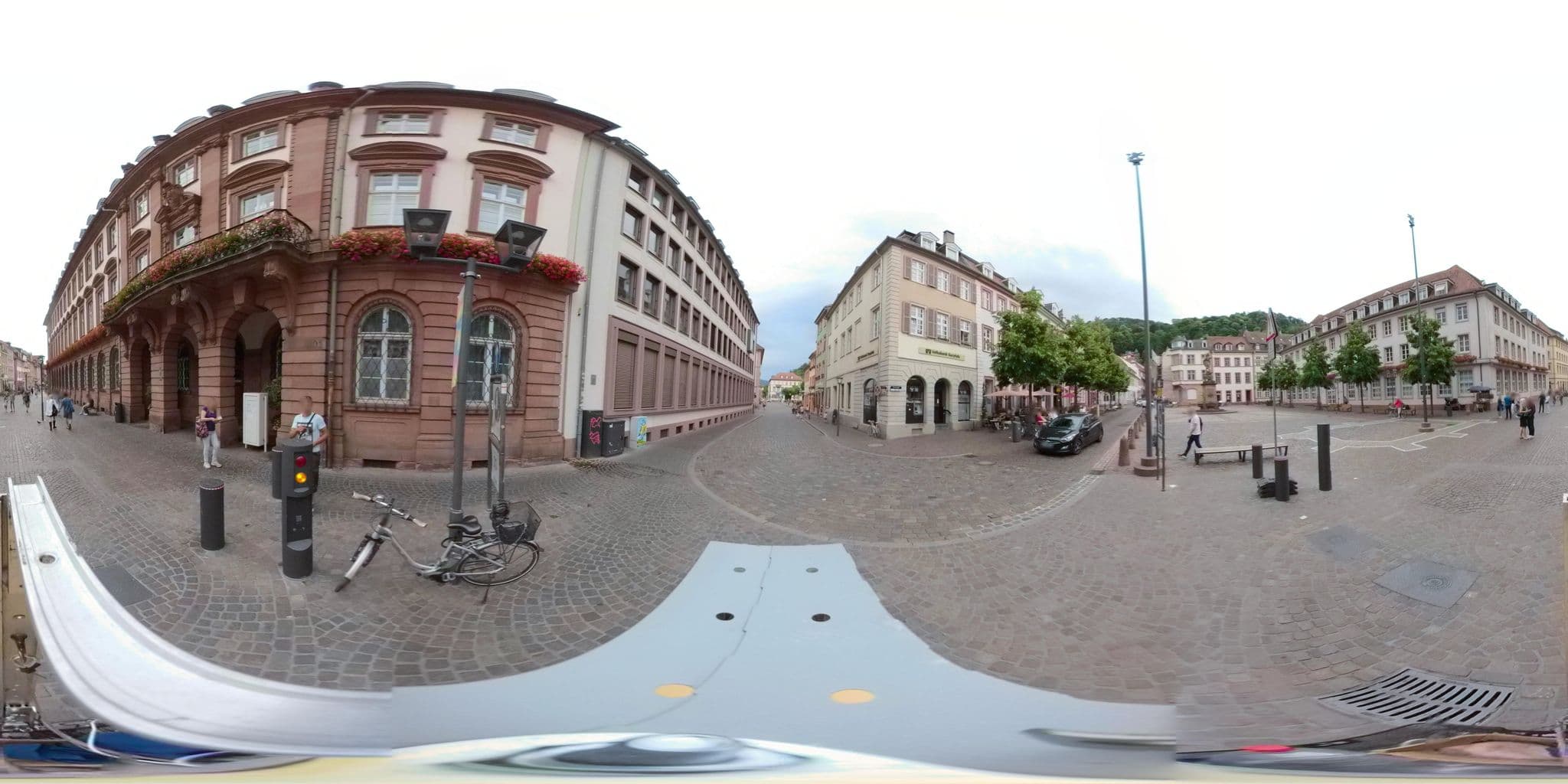 Street view near Hotel am Kornmarkt, Heidelberg — © wegavision (CC BY-SA · Mapillary)