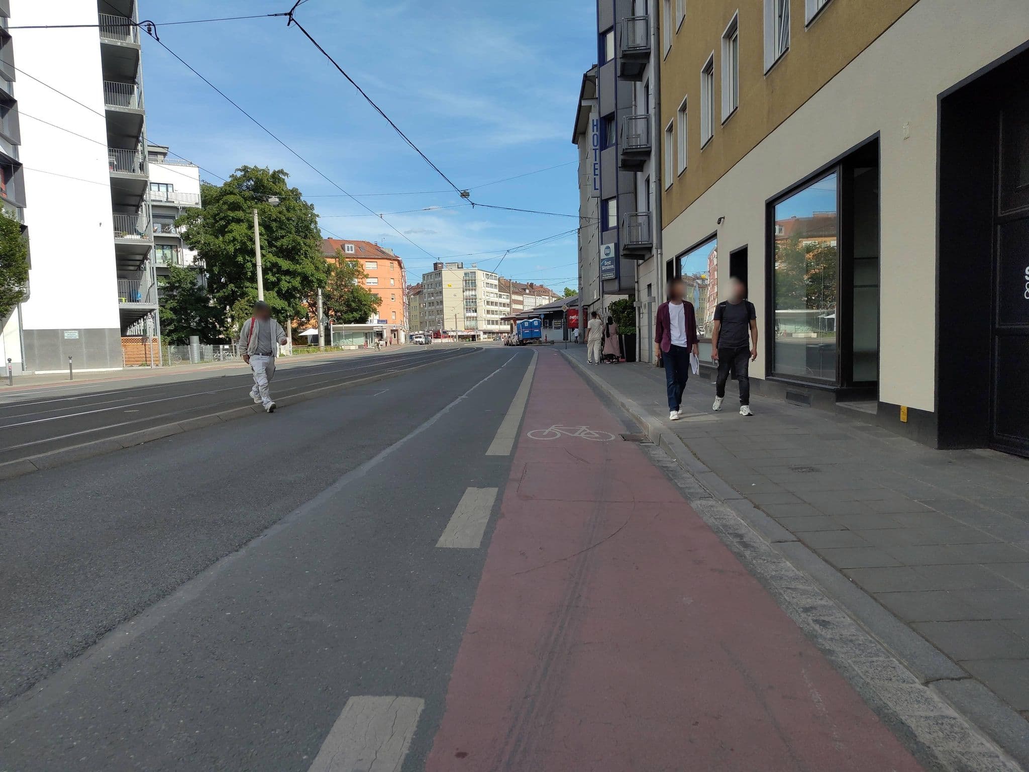 Street view near Best Western Hotel Nürnberg, Nuremberg — © HaraldBk (CC BY-SA · Mapillary)