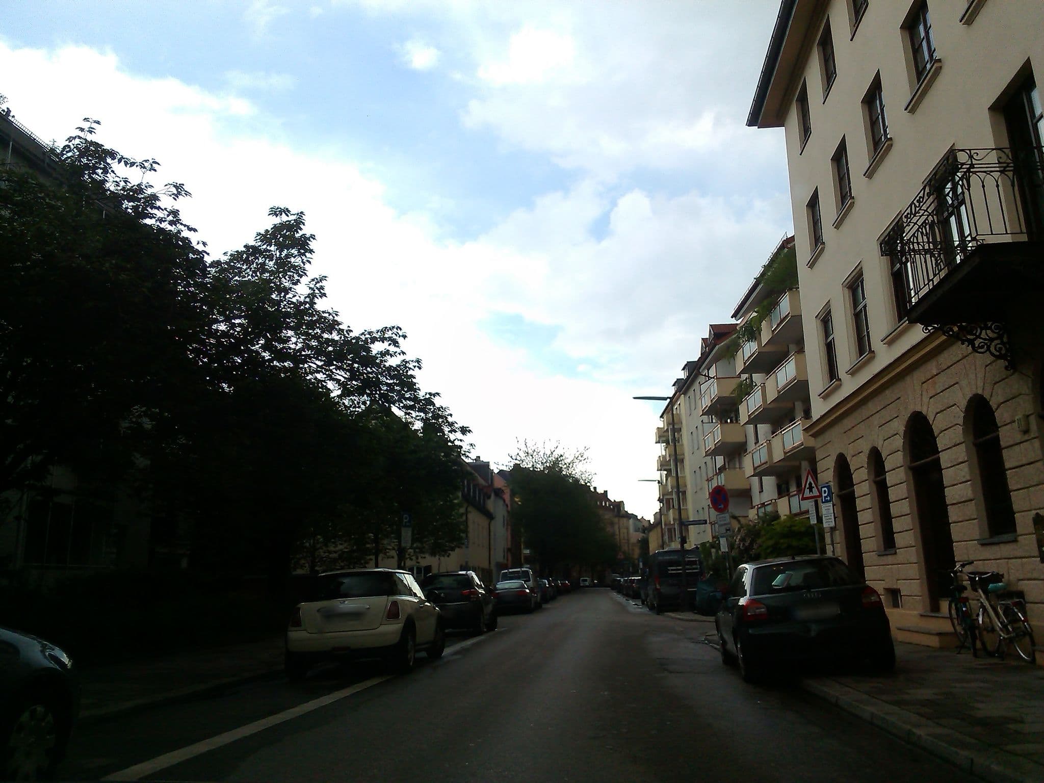 Street view near Hotel Mariahilf, Munich