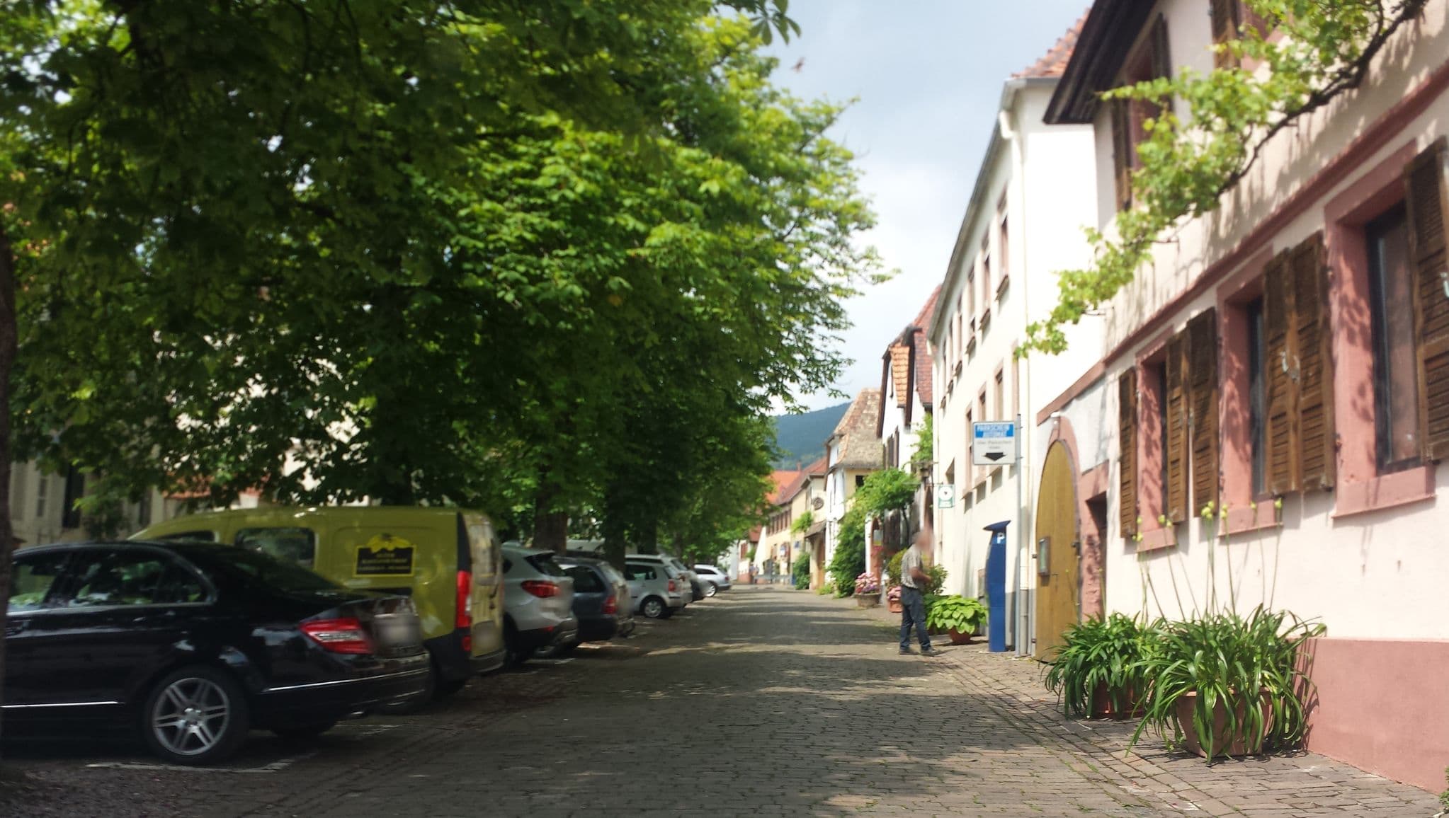Street view near Gasthaus & Pension Alter Kastanienhof, Rhodt unter Rietburg — © wegavision (CC BY-SA · Mapillary)