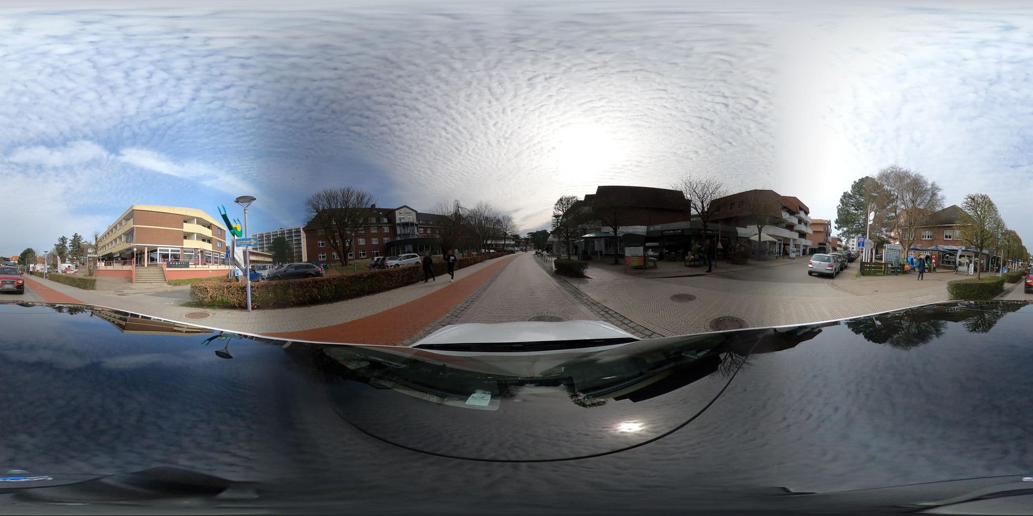 Street view near Villa Anna, Sankt Peter-Ording