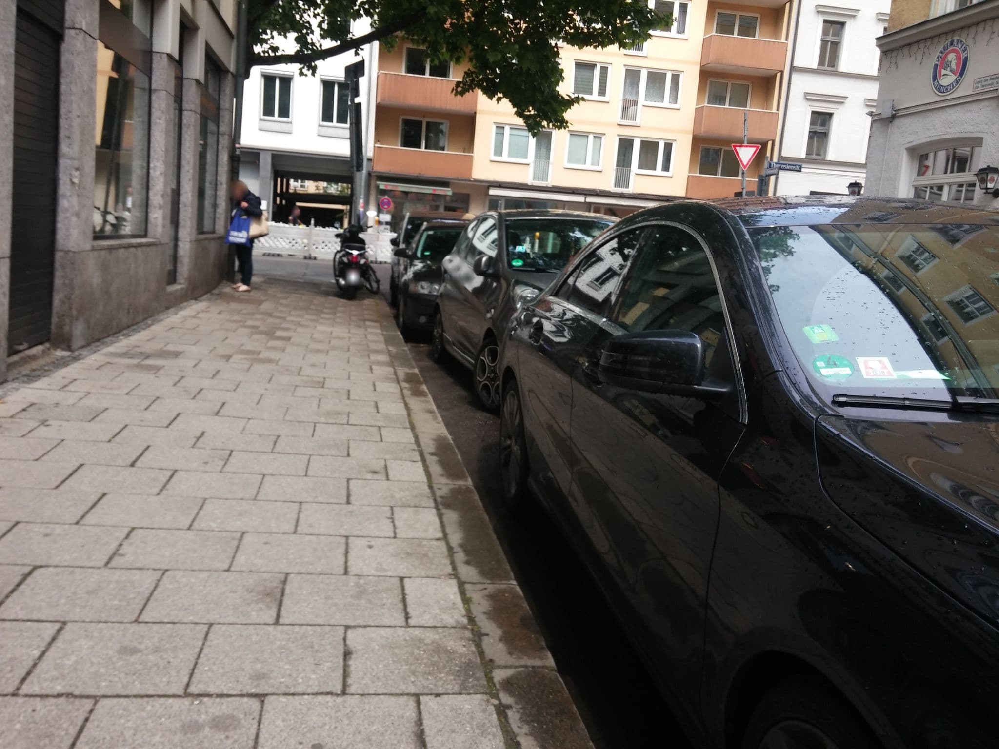 Street view near Hotel Carlton Astoria, Munich