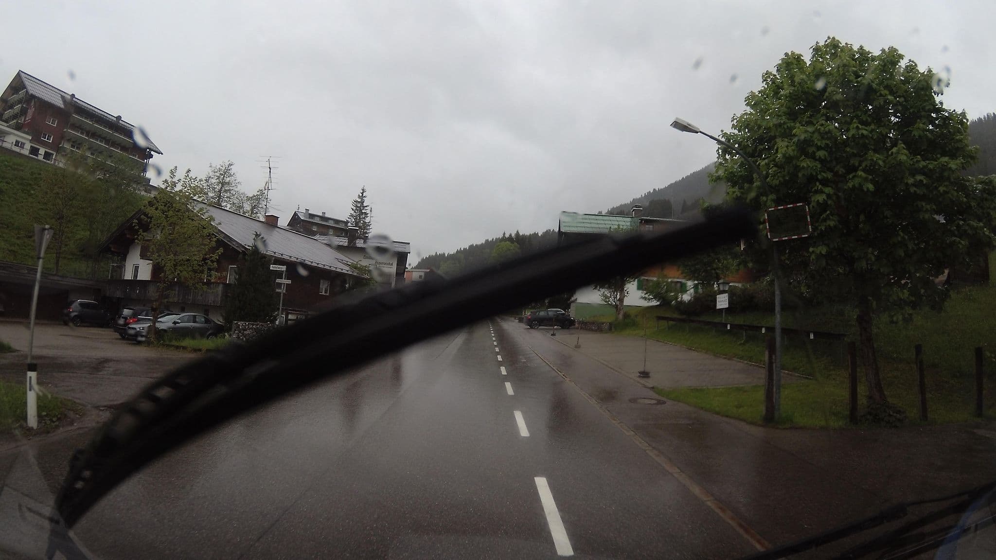 Street view near Landhaus Tobel, Hirschegg