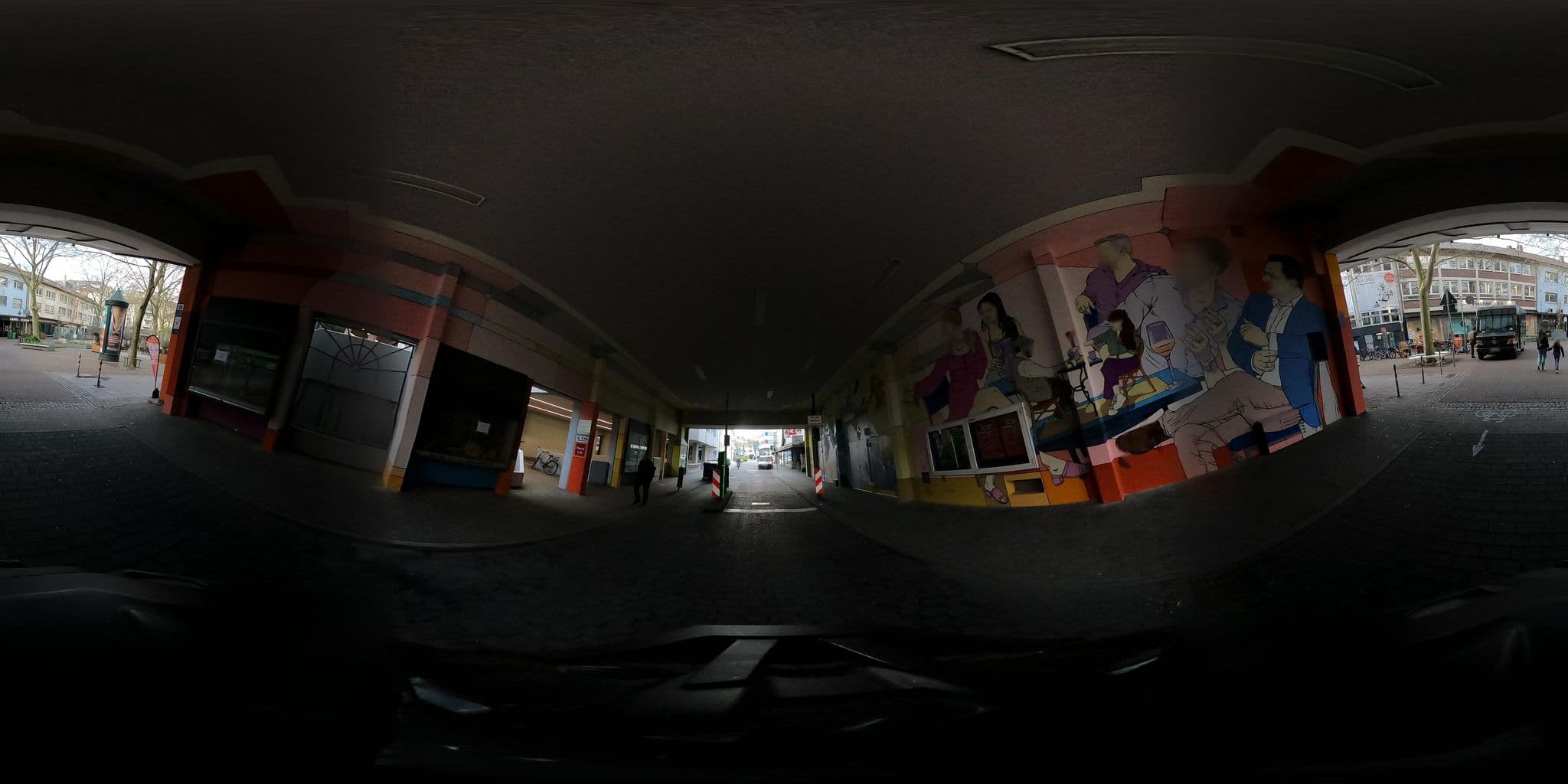 Street view near Gästehaus Kaiserpassage, Karlsruhe — © artemis (CC BY-SA · Mapillary)