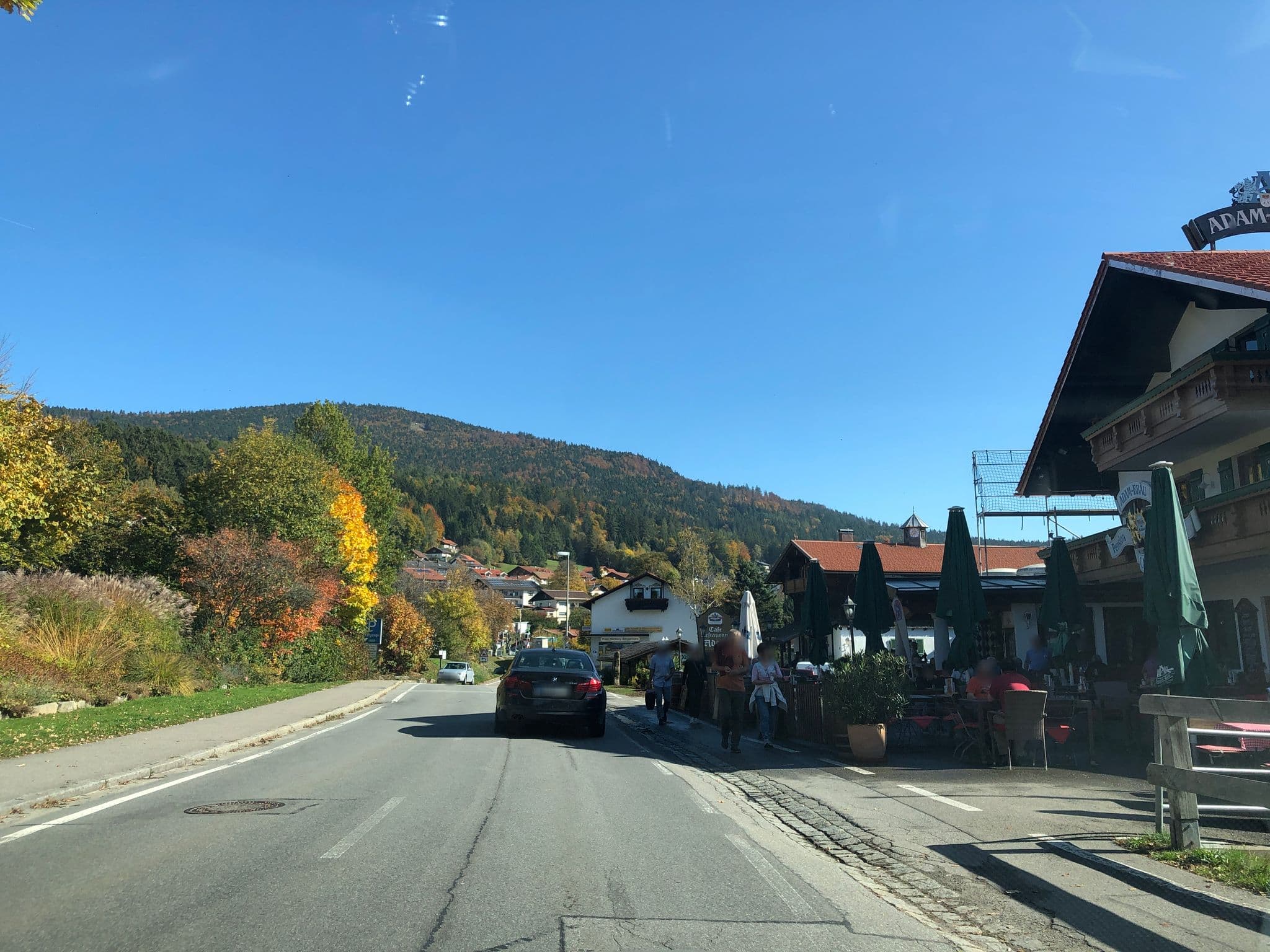 Street view near Gasthof Adam Bräu, Bodenmais — © chuck (CC BY-SA · Mapillary)