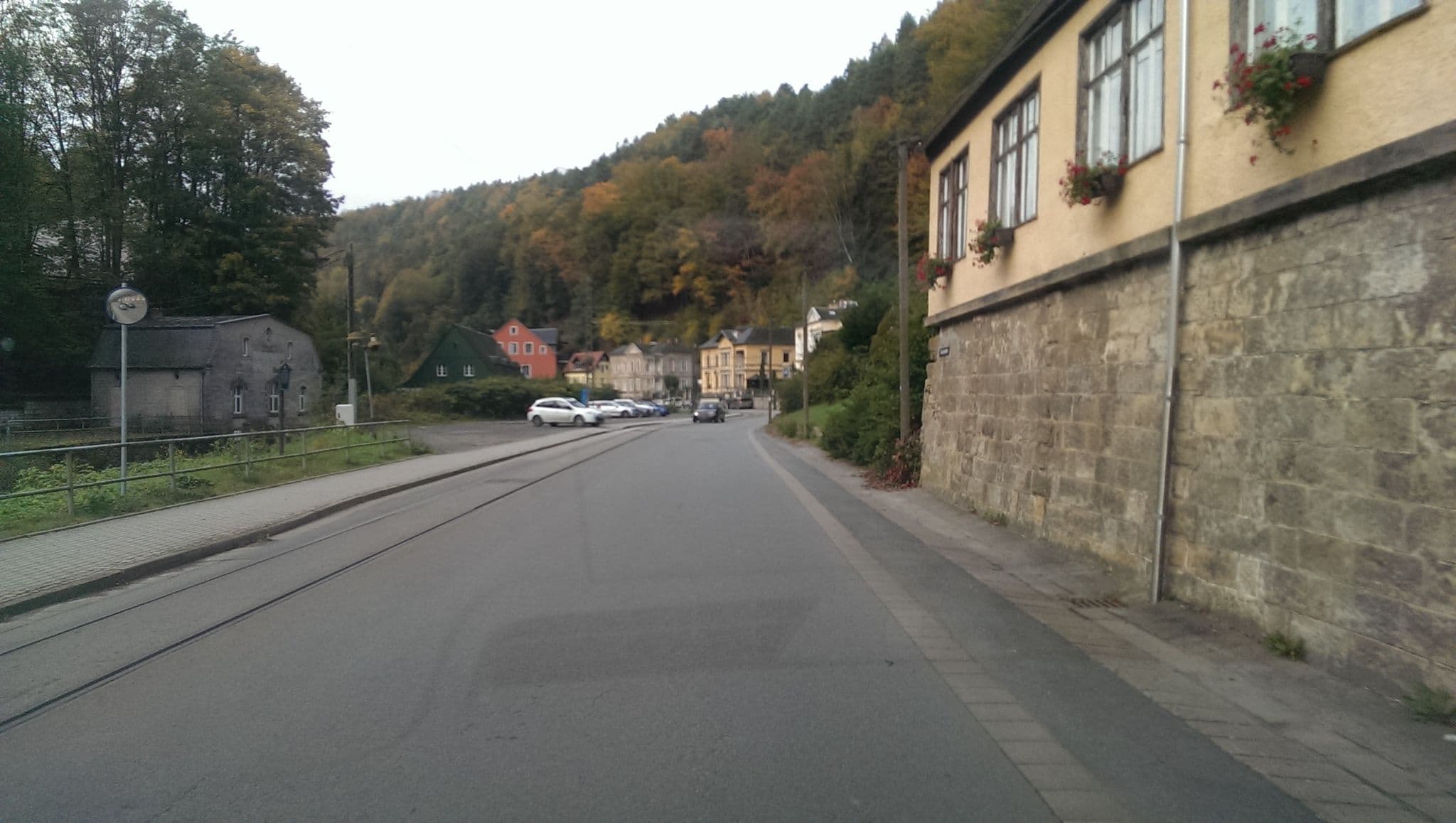 Street view near Wanderherberge Dora, Bad Schandau — © bufonto (CC BY-SA · Mapillary)