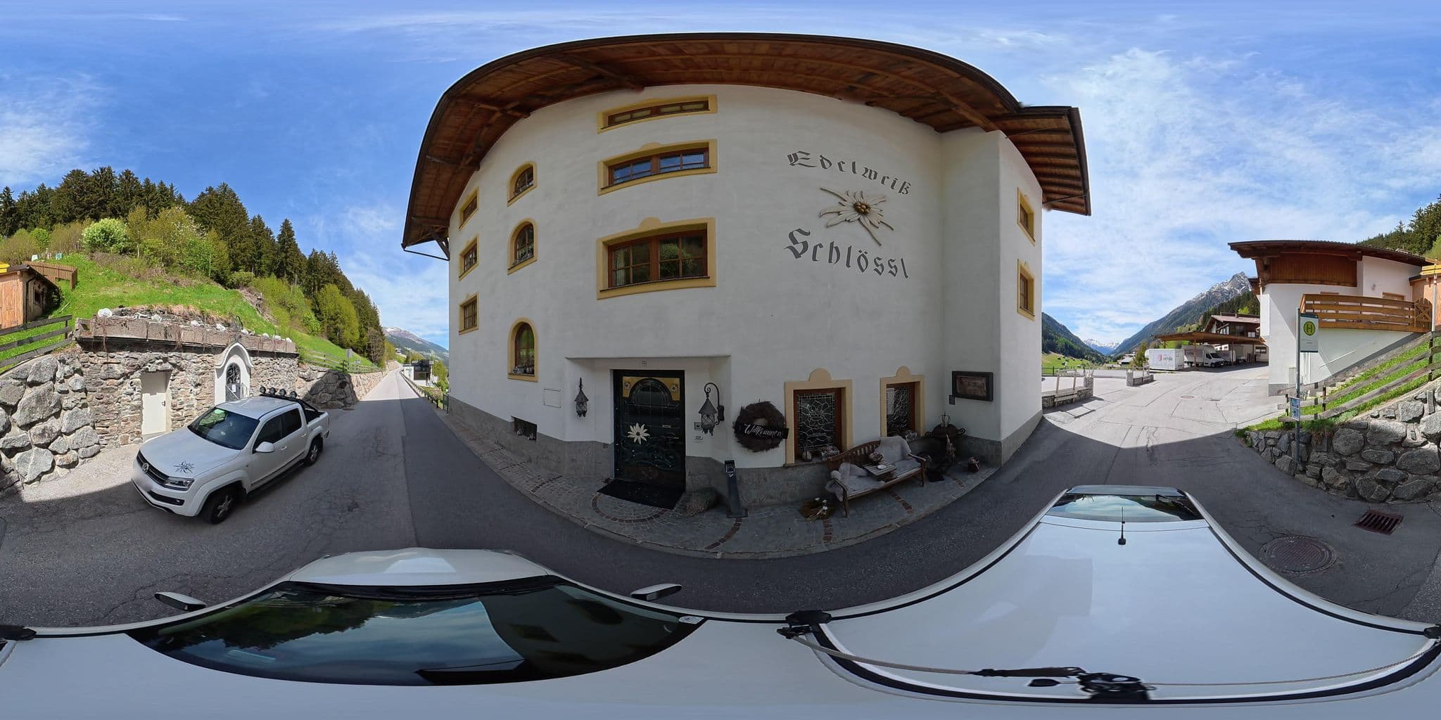 Street view near Edelweiß-Schlössl, Kappl — © osmplus_org (CC BY-SA · Mapillary)
