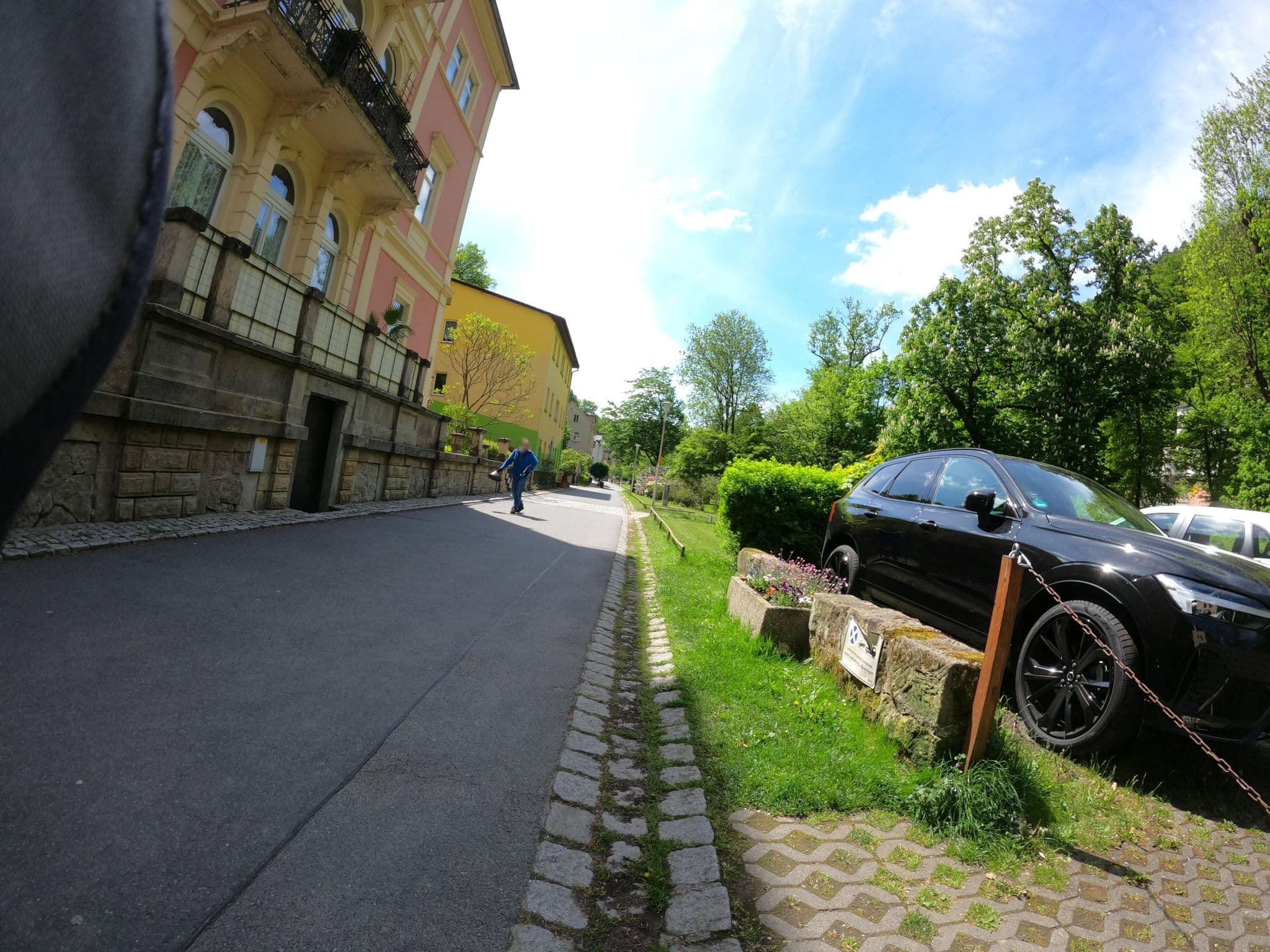 Street view near Pension & Apartment Menge, Bad Schandau — © masterofnoroad (CC BY-SA · Mapillary)