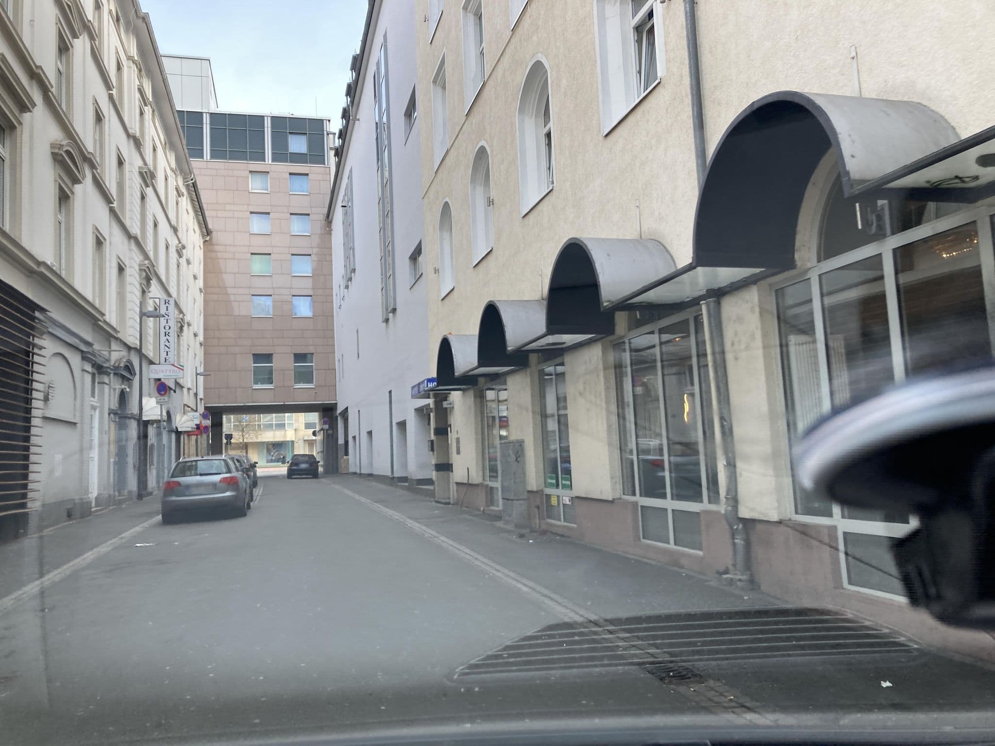 Street view near Expo, Frankfurt am Main