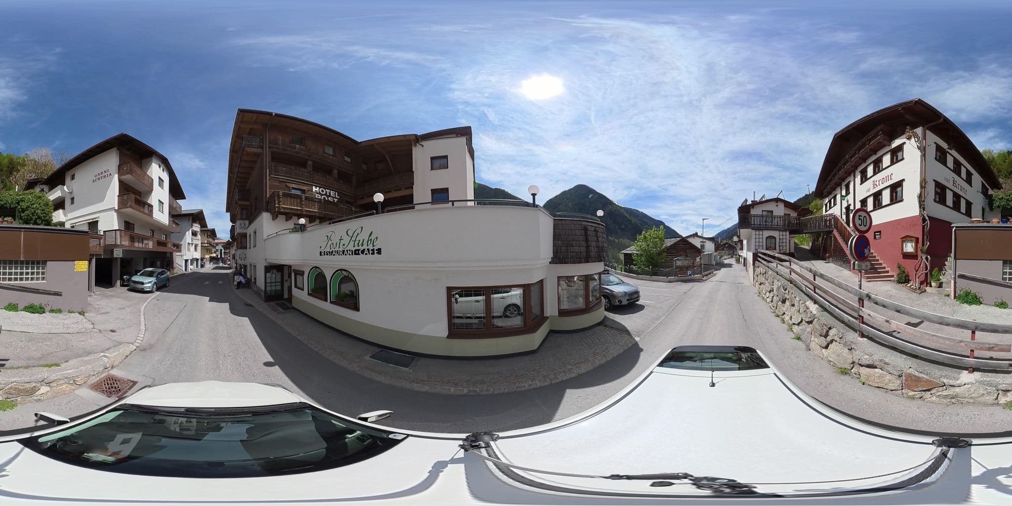 Street view near Hotel Post, Kappl — © osmplus_org (CC BY-SA · Mapillary)
