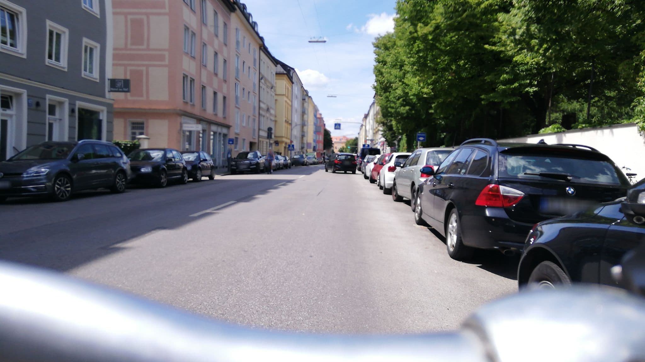 Street view near Hotel im Hof, Munich