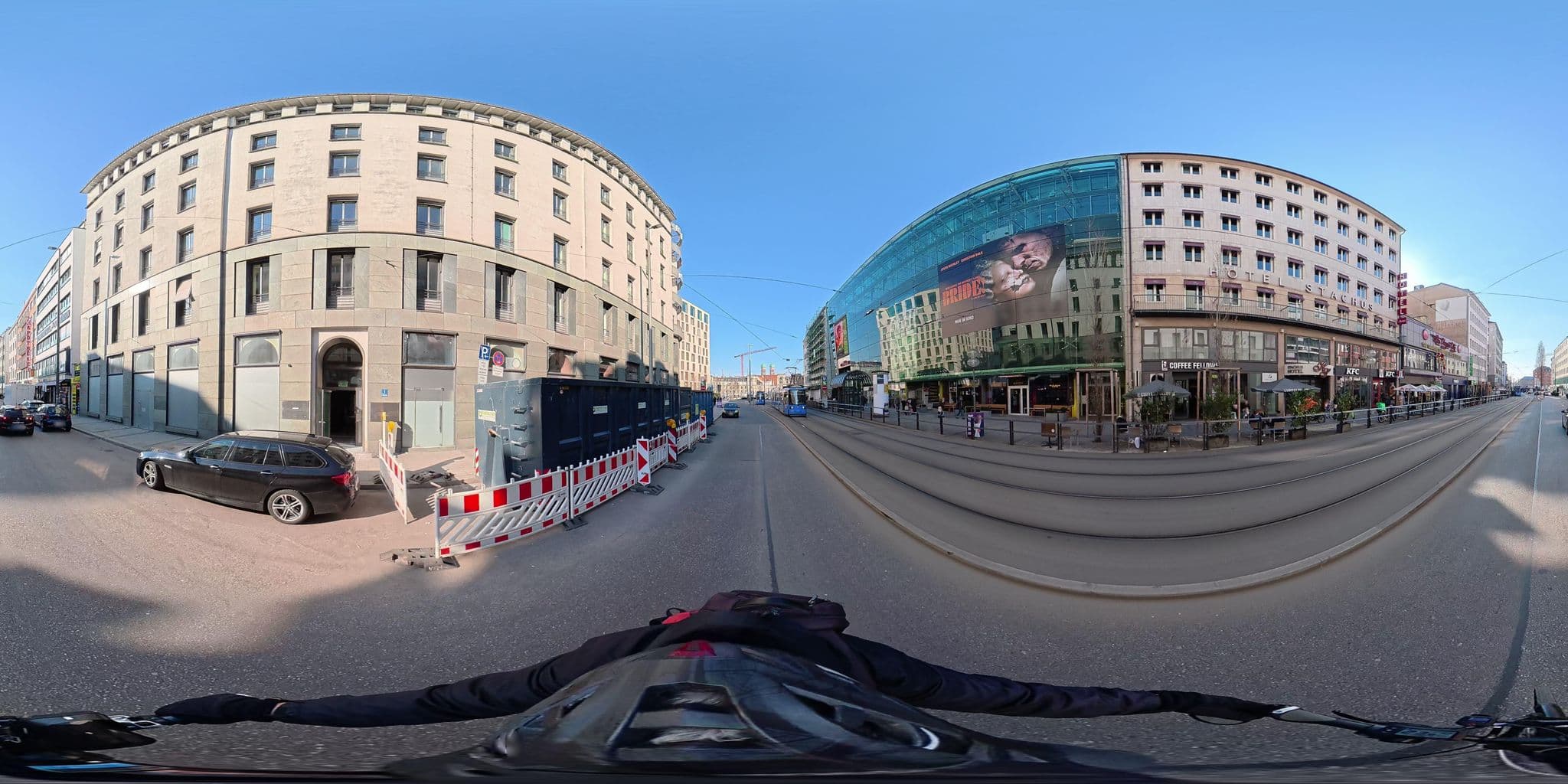 Street view near Yours Truly, Munich