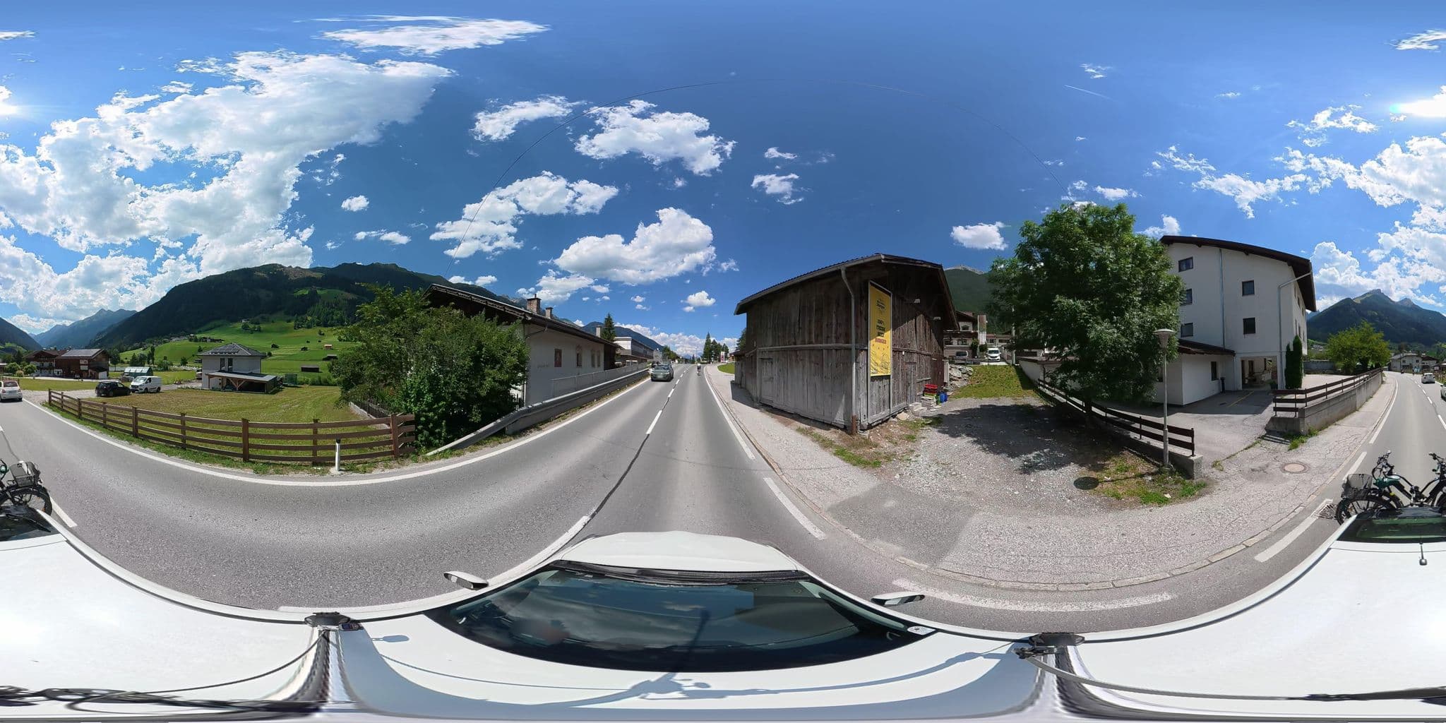 Street view near Waldhäusl, Neustift im Stubaital