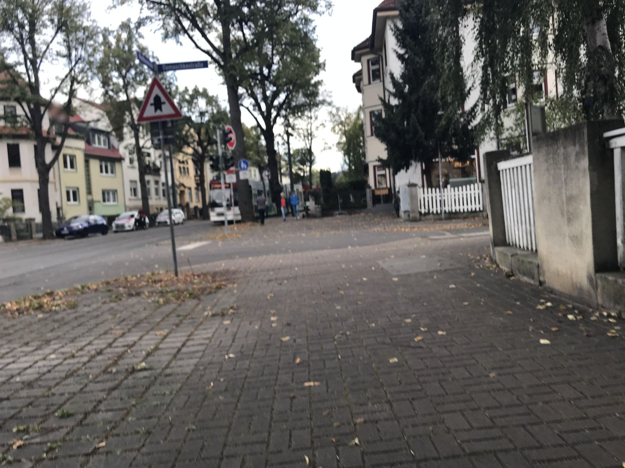 Street view near Pension Wegerich, Erfurt — © miguel_andrade (CC BY-SA · Mapillary)