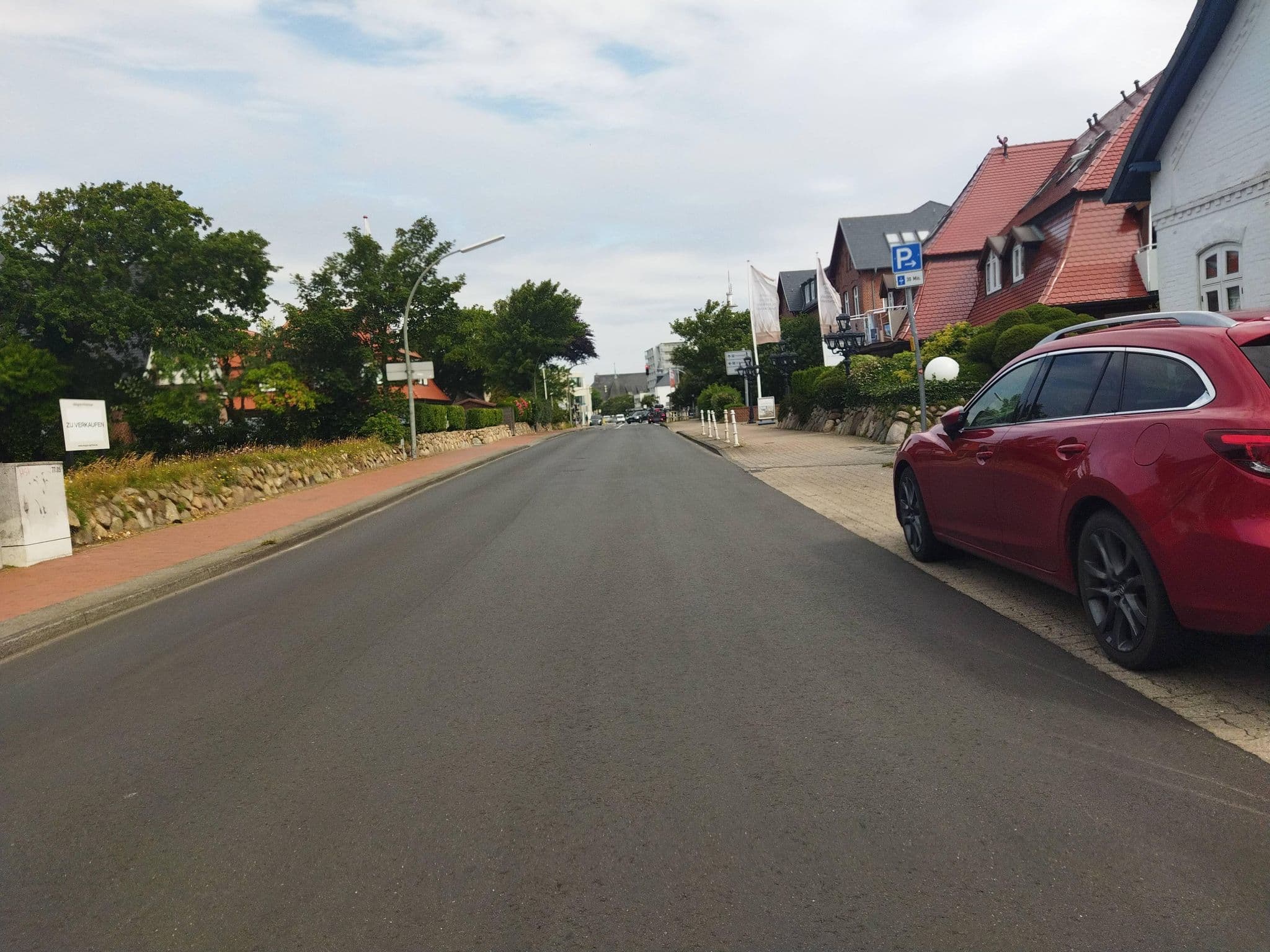 Street view near Gästehaus Funke, Westerland — © changchun1 (CC BY-SA · Mapillary)