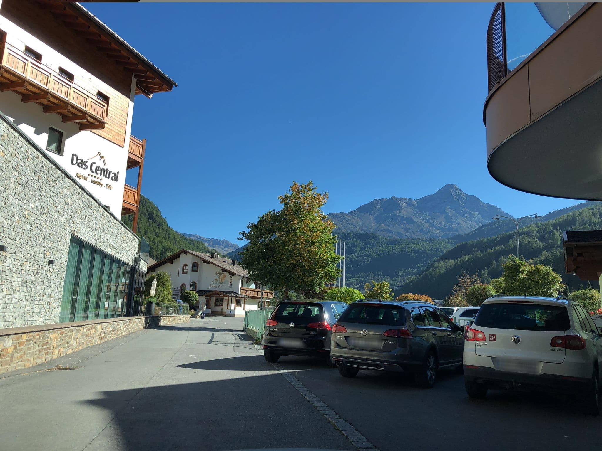 Street view near Gästehaus Kneisl, Sölden