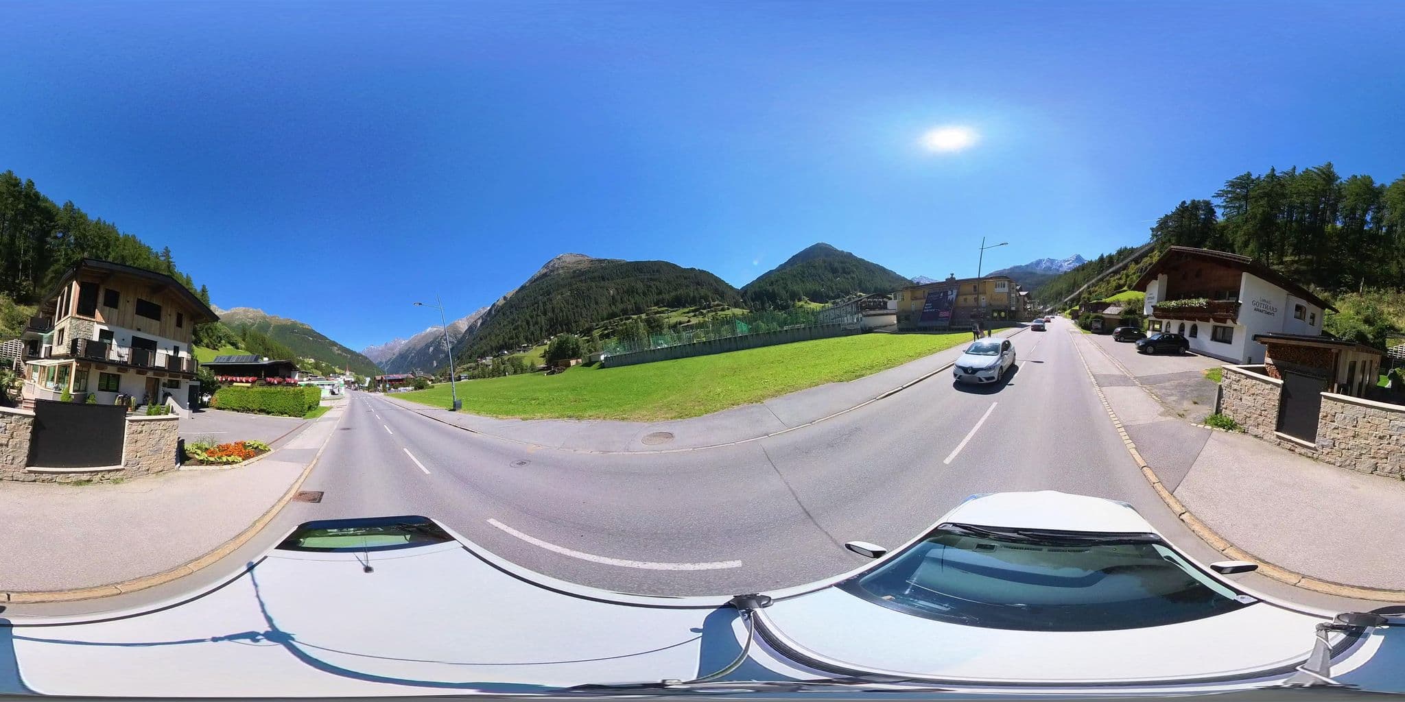 Street view near Haus Markus, Sölden