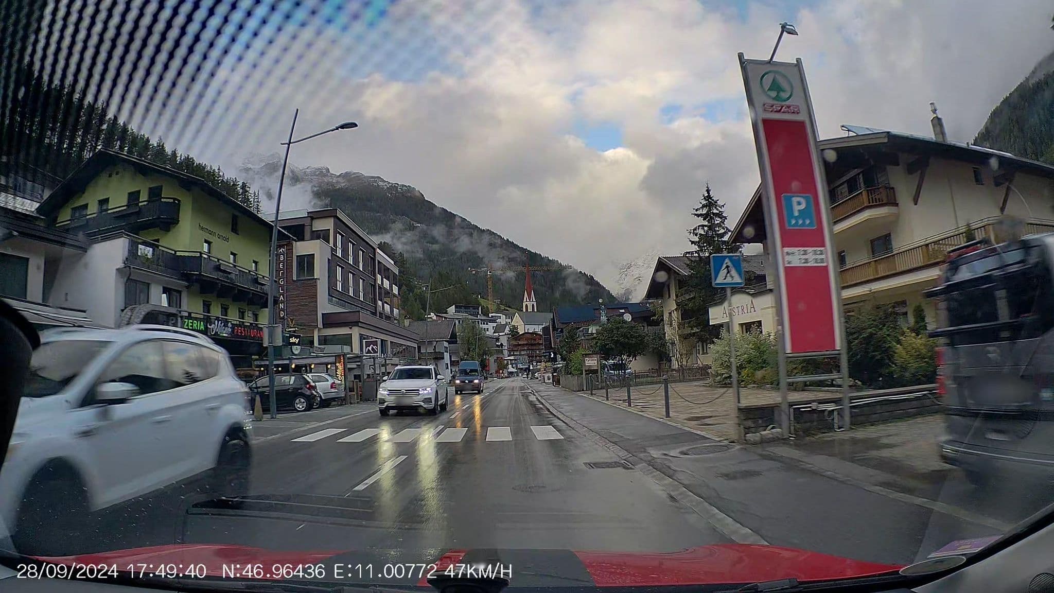 Street view near Haus Alexander, Sölden